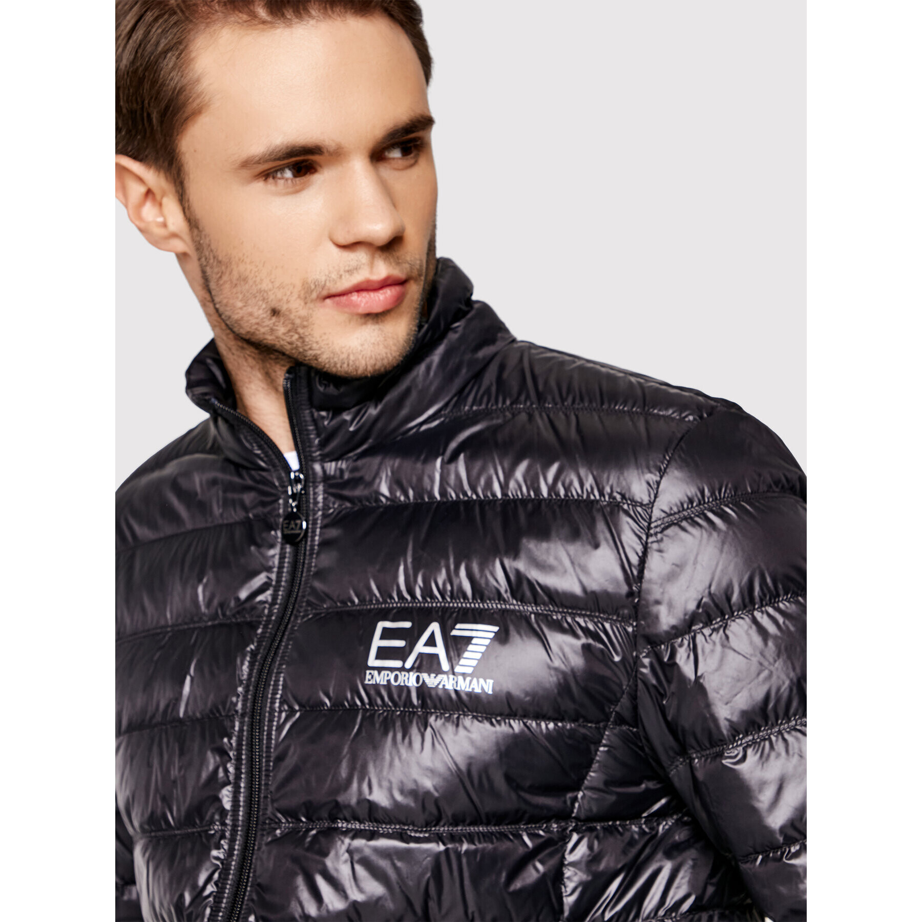 EA7 Emporio Armani Puhovka 8NPB01 PN29Z 1200 Črna Regular Fit - Pepit.si