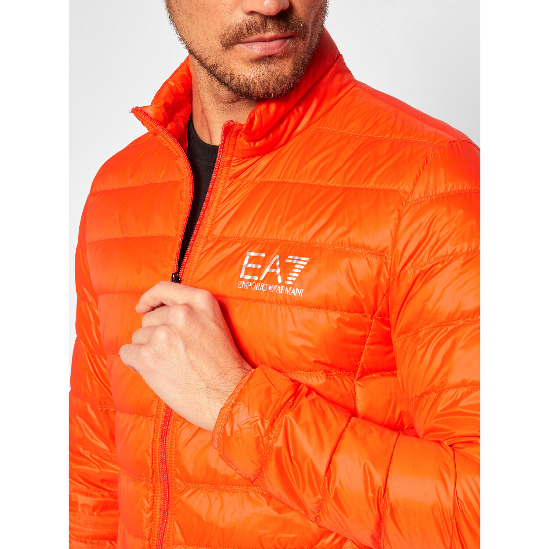 EA7 Emporio Armani Puhovka 8NPB01 PN29Z 1656 Oranžna Regular Fit - Pepit.si