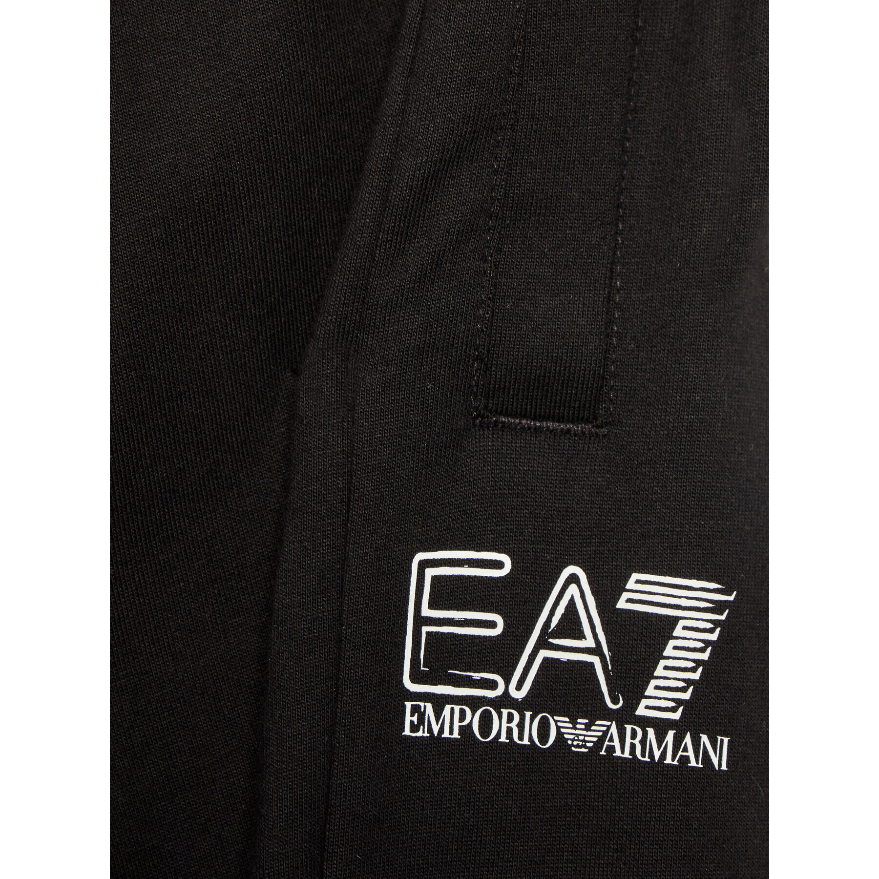 EA7 Emporio Armani Spodnji del trenirke 3RBP57 BJ05Z 1200 Črna Regular Fit - Pepit.si