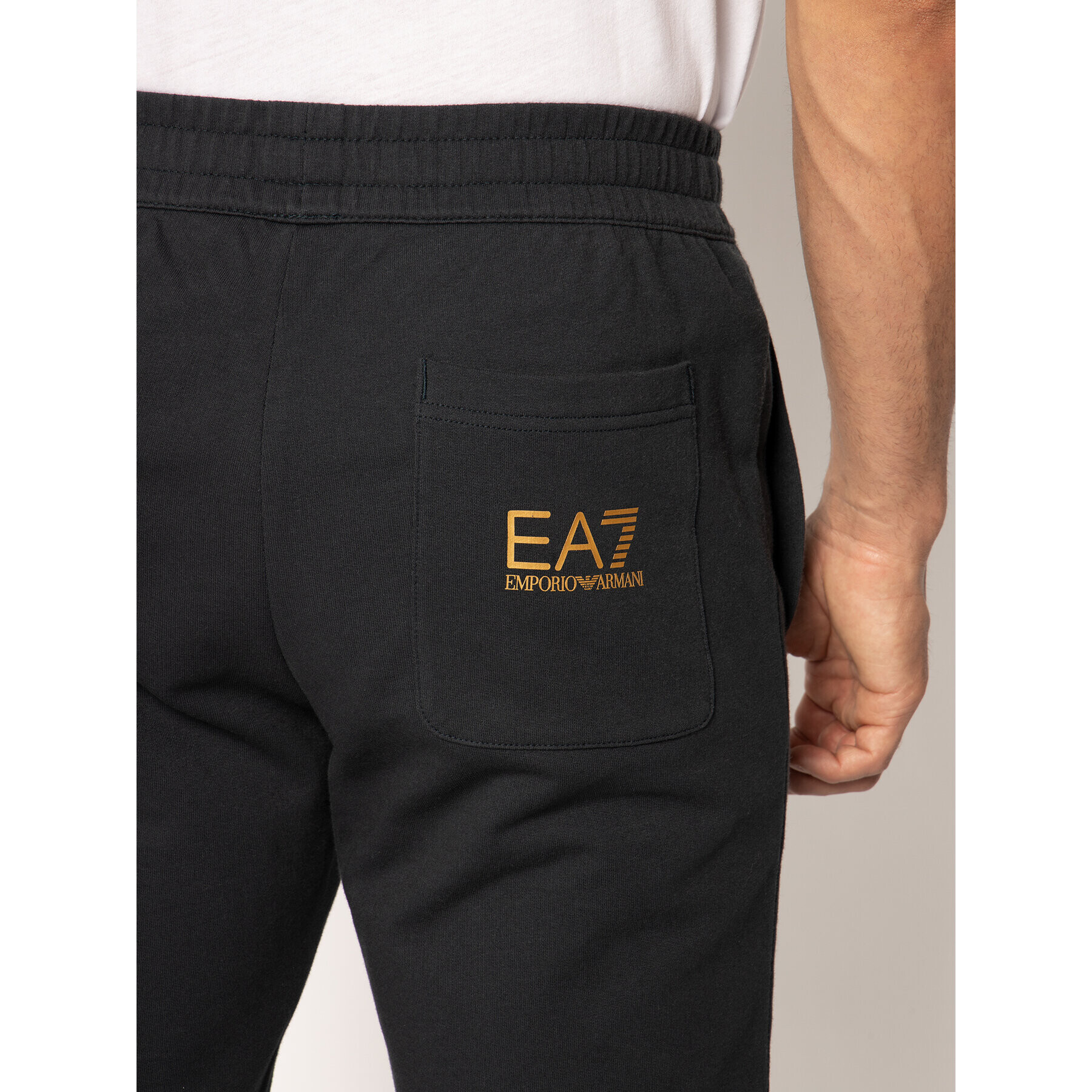 EA7 Emporio Armani Spodnji del trenirke 8NPPC3 PJ05Z 1583 Mornarsko modra Slim Fit - Pepit.si