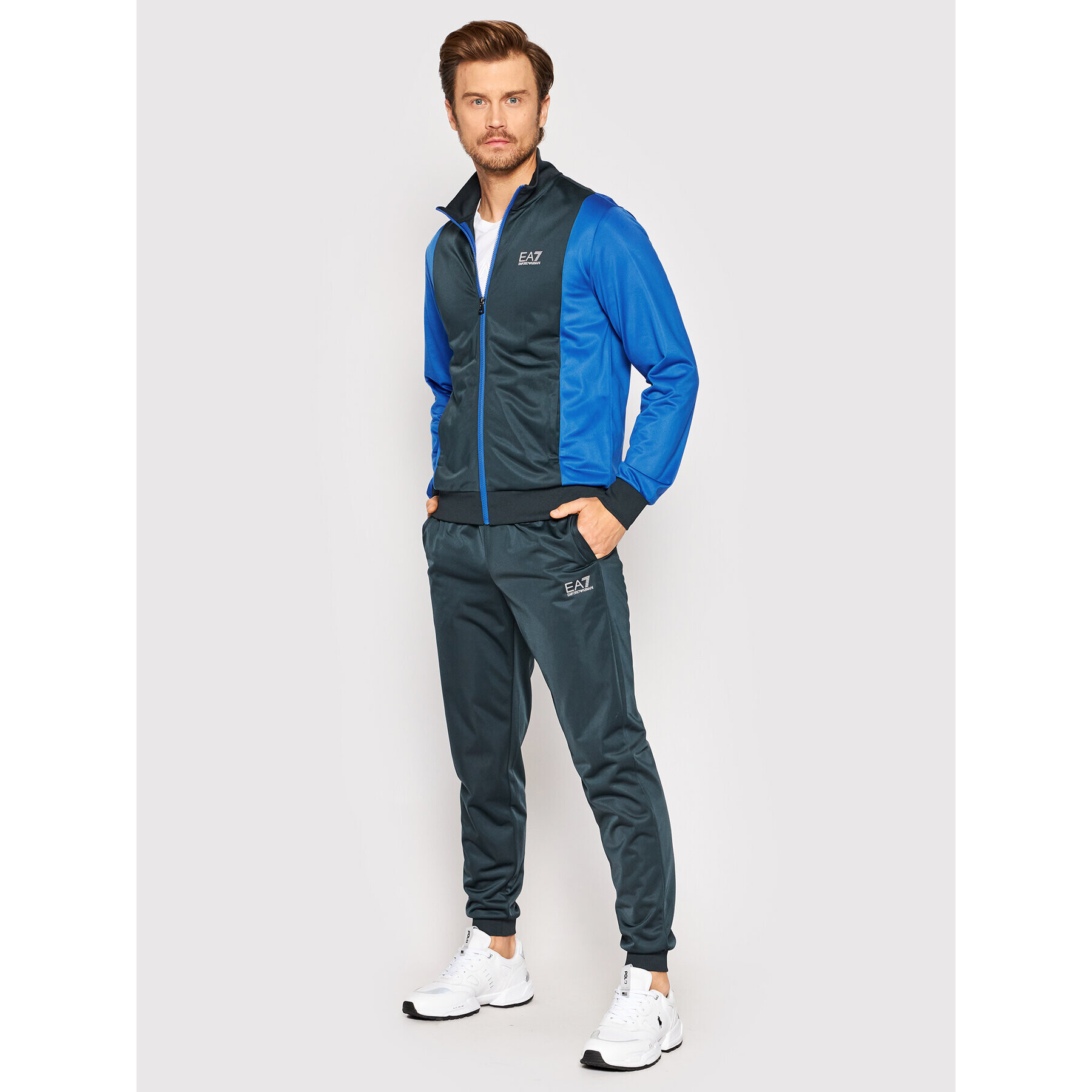 EA7 Emporio Armani Trenirka 3LPV63 PJ08Z 25BQ Črna Regular Fit - Pepit.si