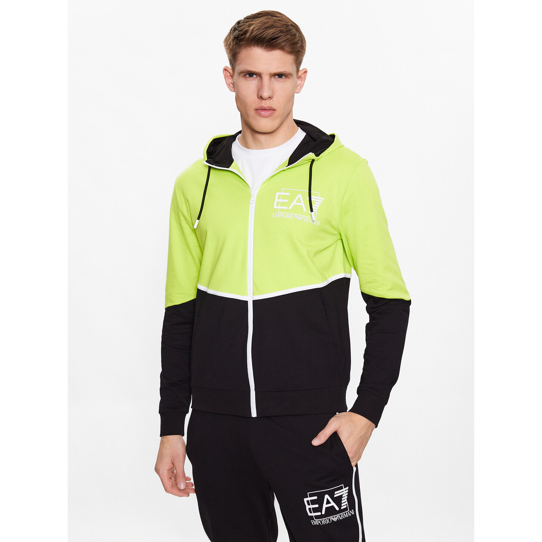 EA7 Emporio Armani Trenirka 3RPV52 PJ05Z 22CA Črna Regular Fit - Pepit.si