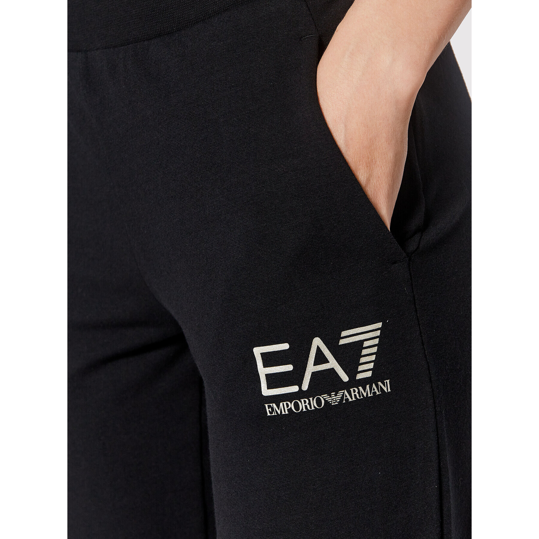 EA7 Emporio Armani Trenirka 6LTV57 TJCQZ 0200 Črna Regular Fit - Pepit.si