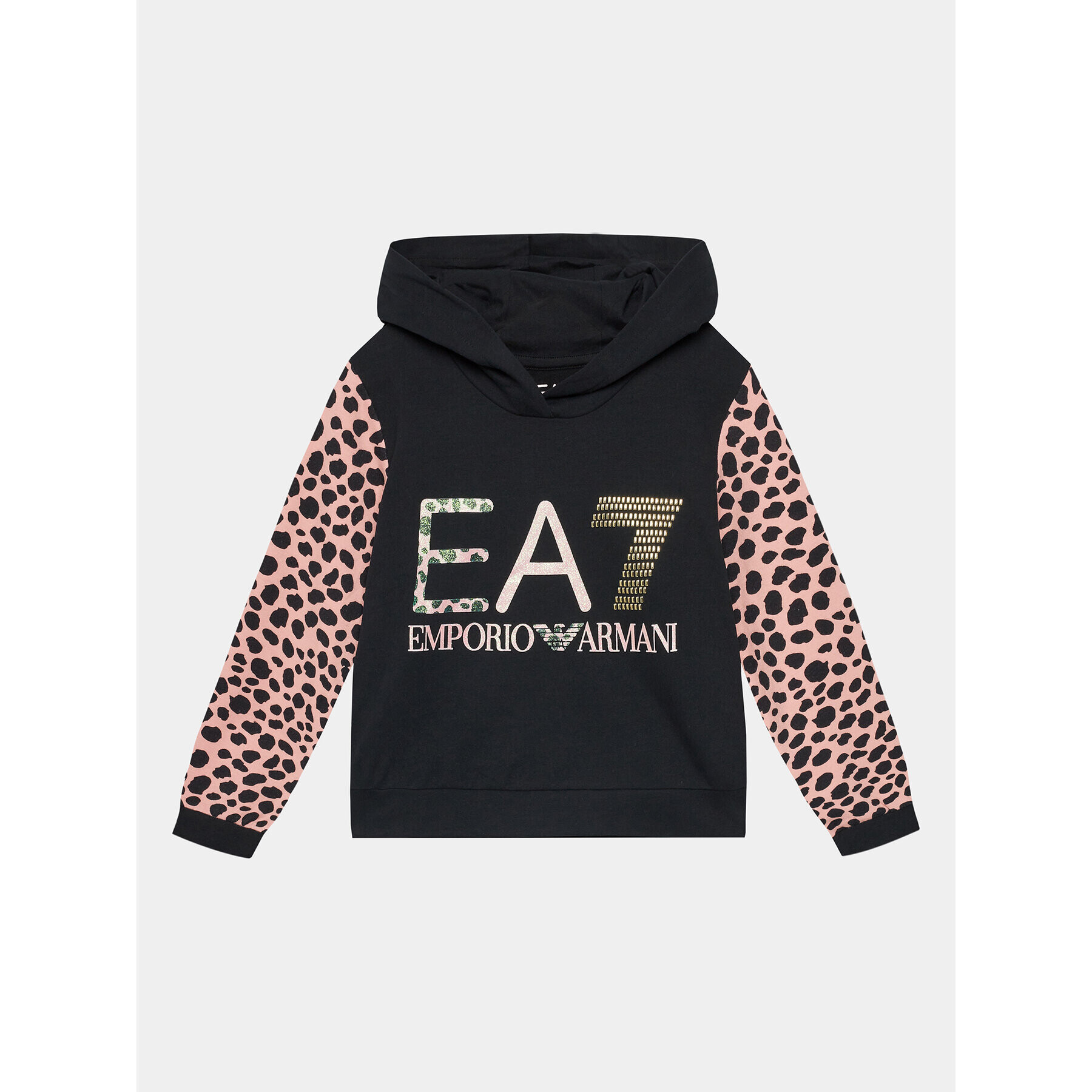 EA7 Emporio Armani Trenirka 6RFV15 FJCQZ 1200 Črna Regular Fit - Pepit.si