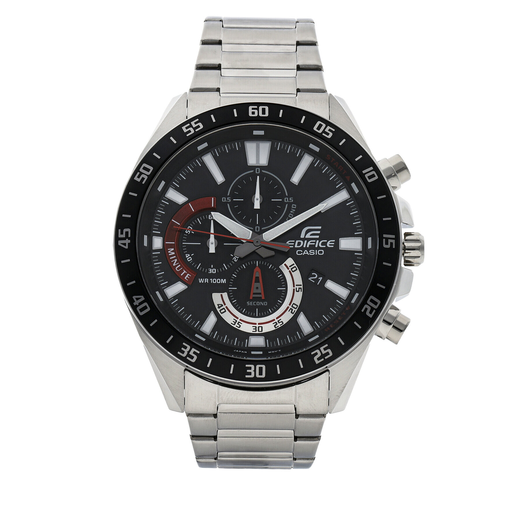 Casio Ročna ura Edifice EFV-620D-1A4VUEF Srebrna - Pepit.si