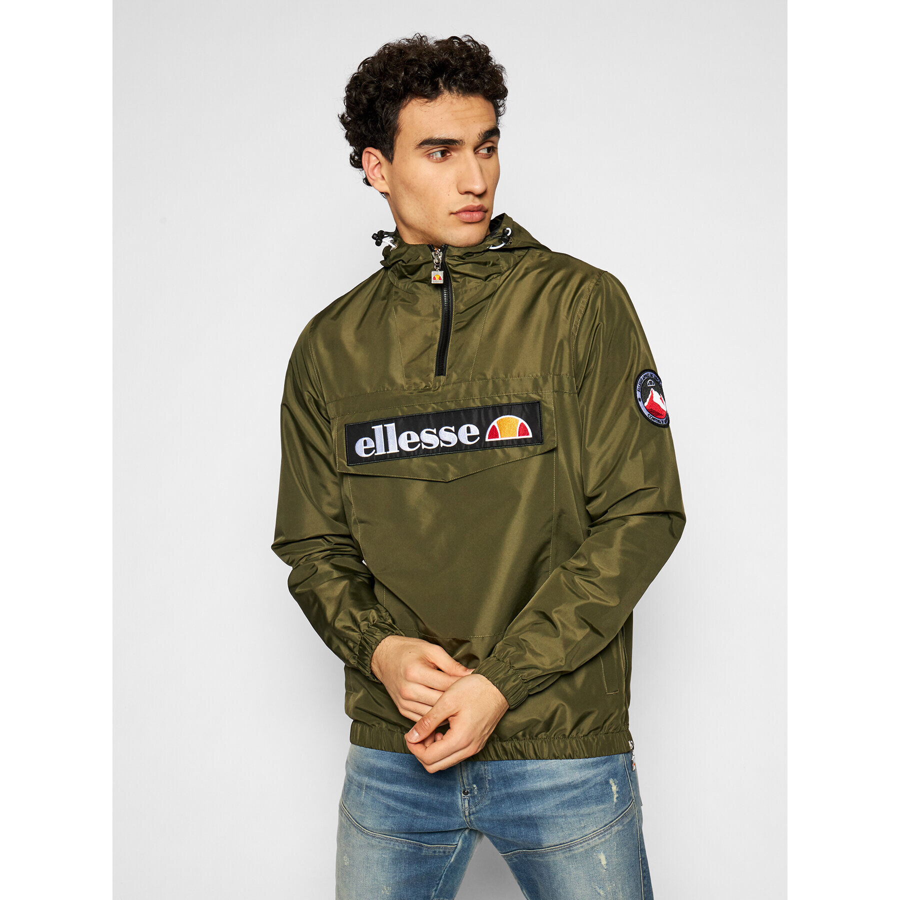 Ellesse Anorak Mont 2 SHS06040 Zelena Regular Fit - Pepit.si