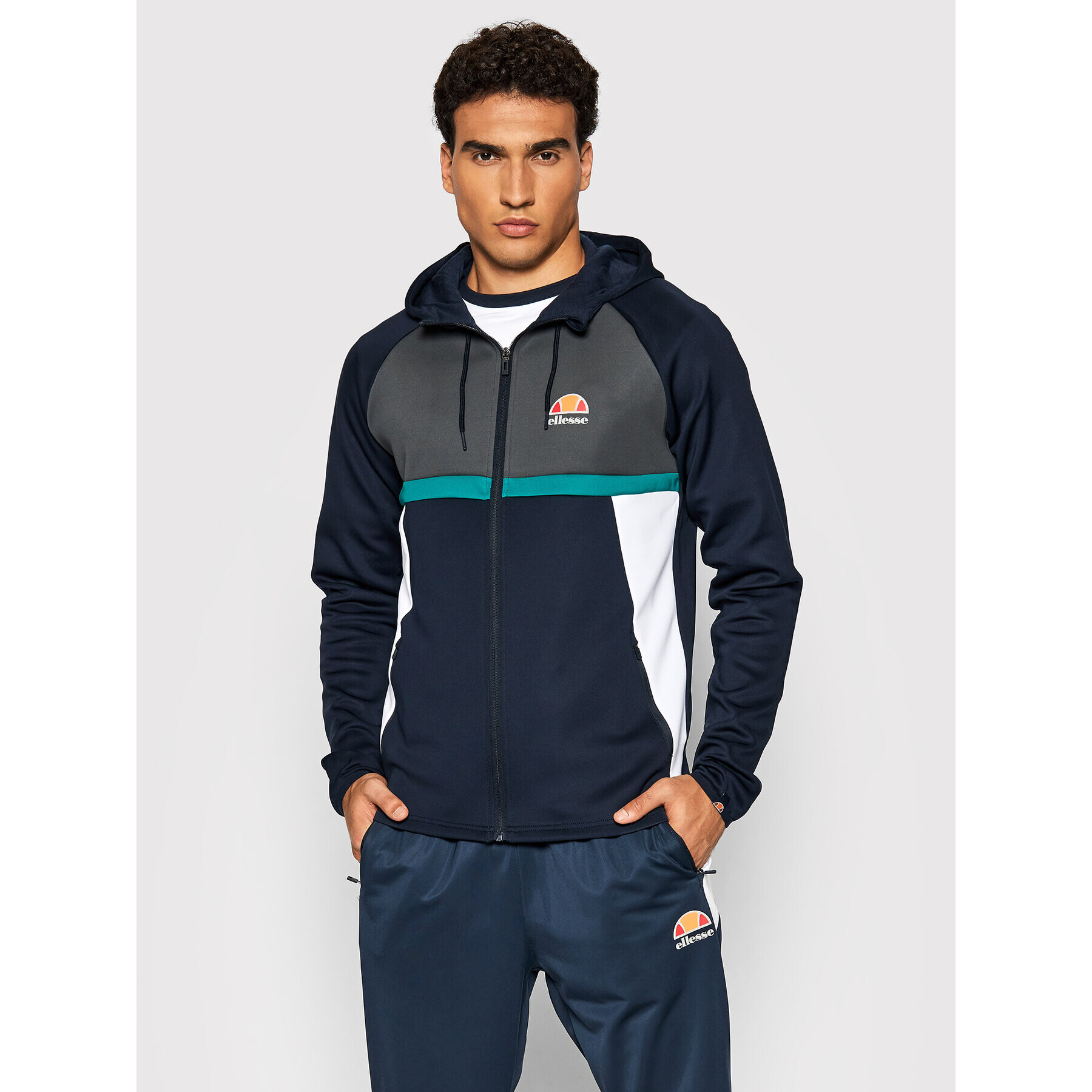 Ellesse Jopa Lizaru SXK12395 Mornarsko modra Regular Fit - Pepit.si