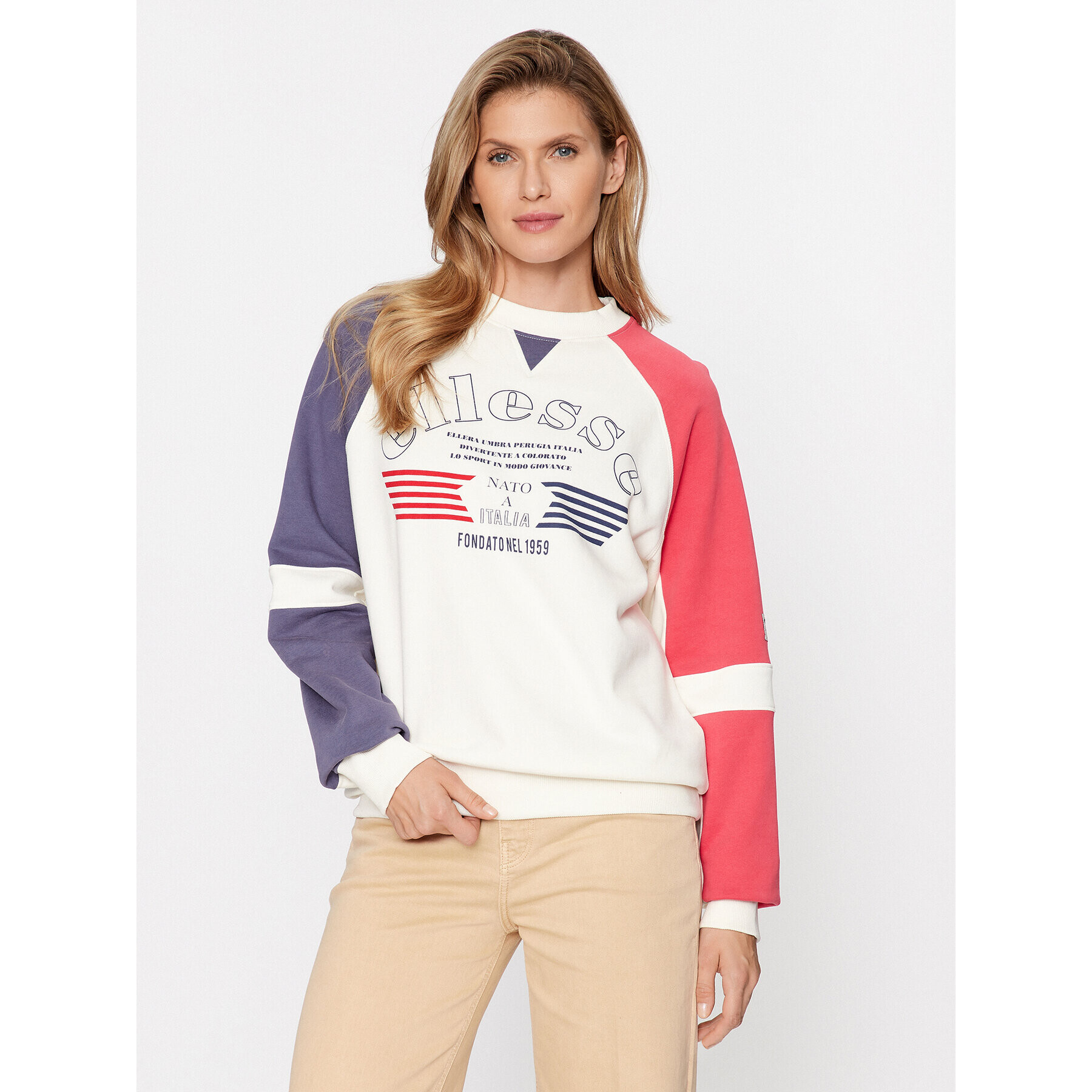 Ellesse Jopa SGT19227904 Écru Regular Fit - Pepit.si