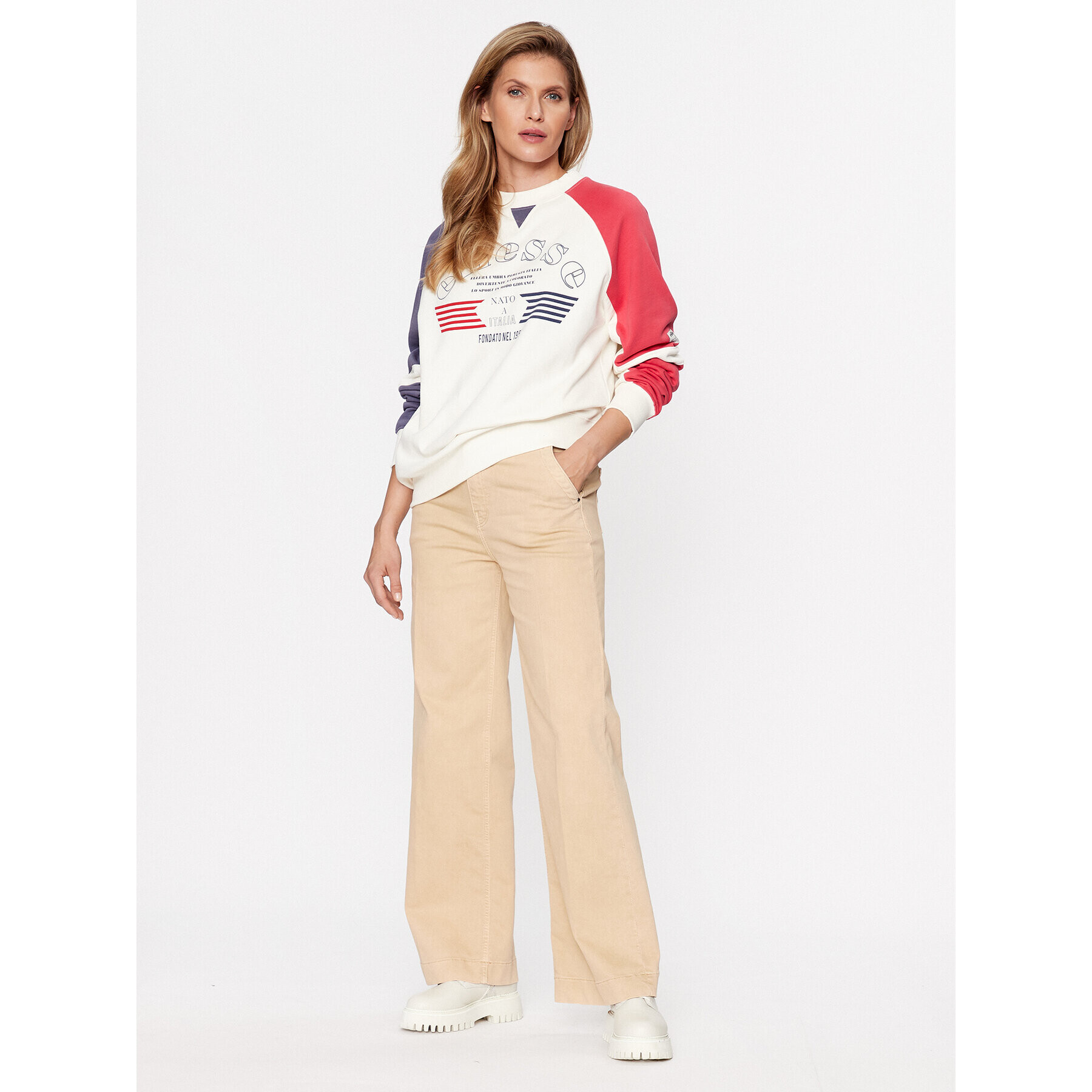 Ellesse Jopa SGT19227904 Écru Regular Fit - Pepit.si