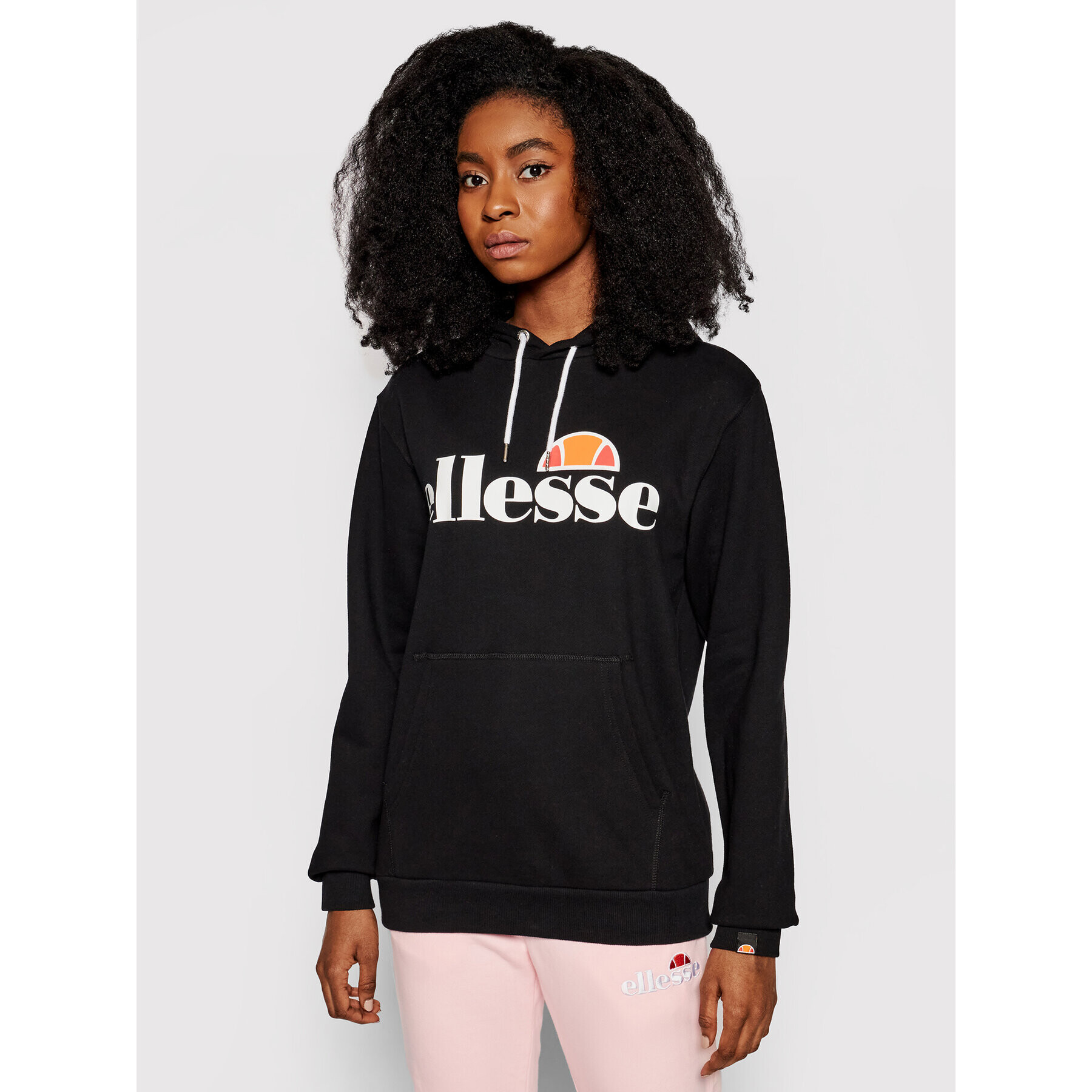 Ellesse Jopa Torices SGS03244 Črna Loose Fit - Pepit.si