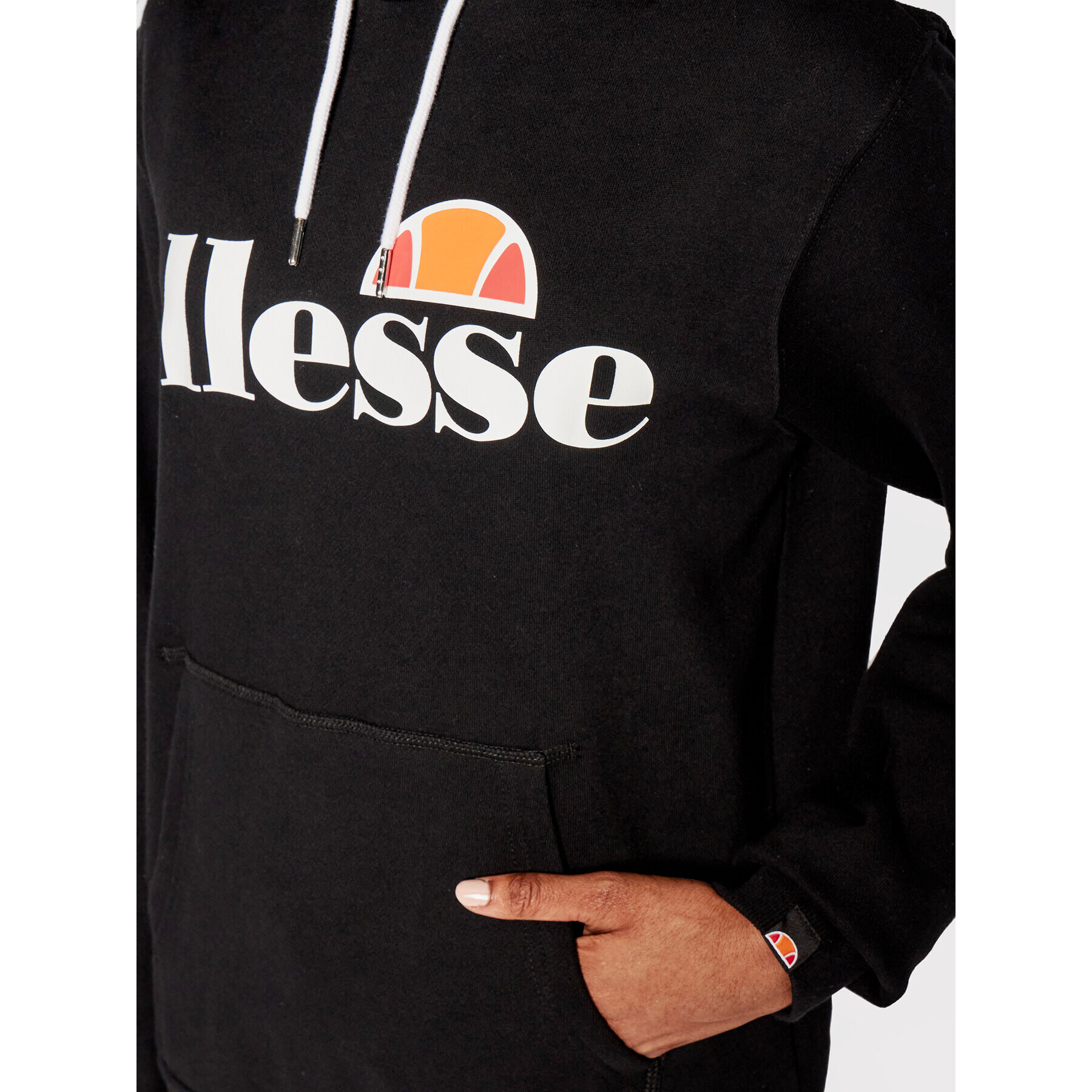 Ellesse Jopa Torices SGS03244 Črna Loose Fit - Pepit.si