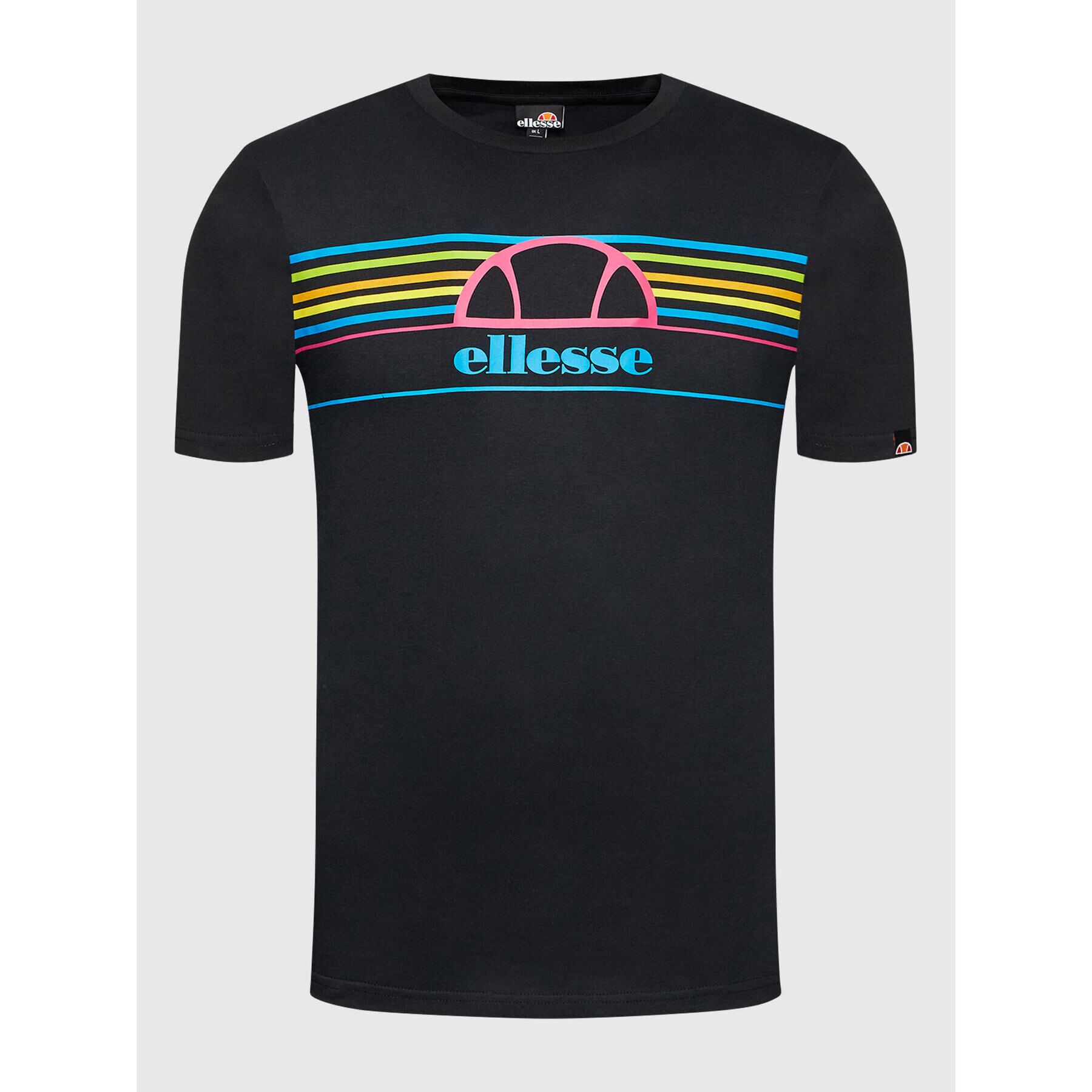 Ellesse Majica Achtini SHM13827 Črna Regular Fit - Pepit.si