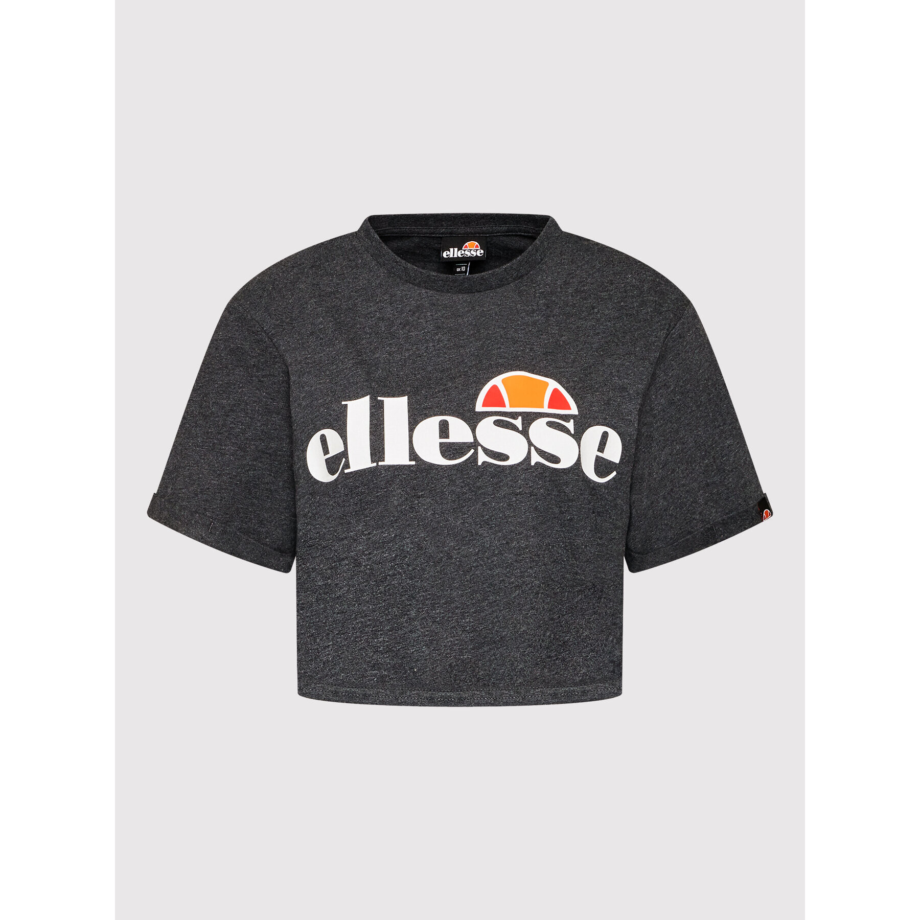 Ellesse Majica Alberta SGS04484 Siva Cropped Fit - Pepit.si