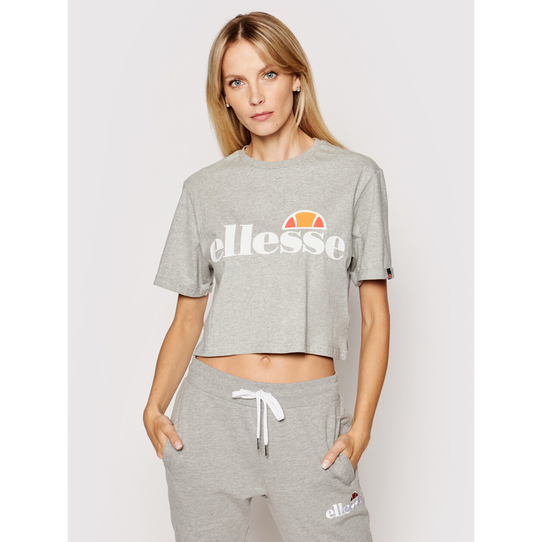 Ellesse Majica Alberta SGS04484 Siva Regular Fit - Pepit.si