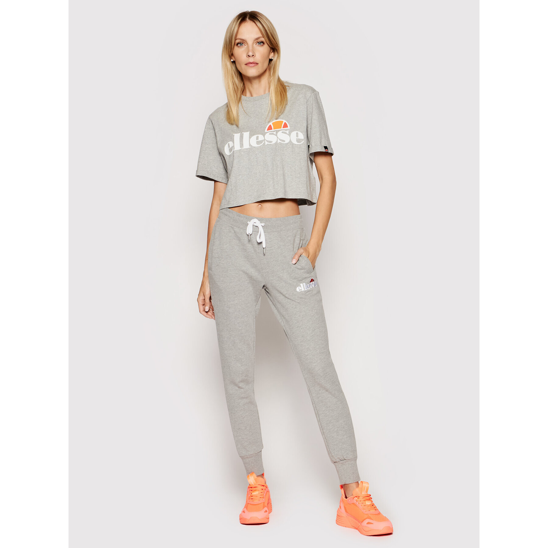 Ellesse Majica Alberta SGS04484 Siva Regular Fit - Pepit.si