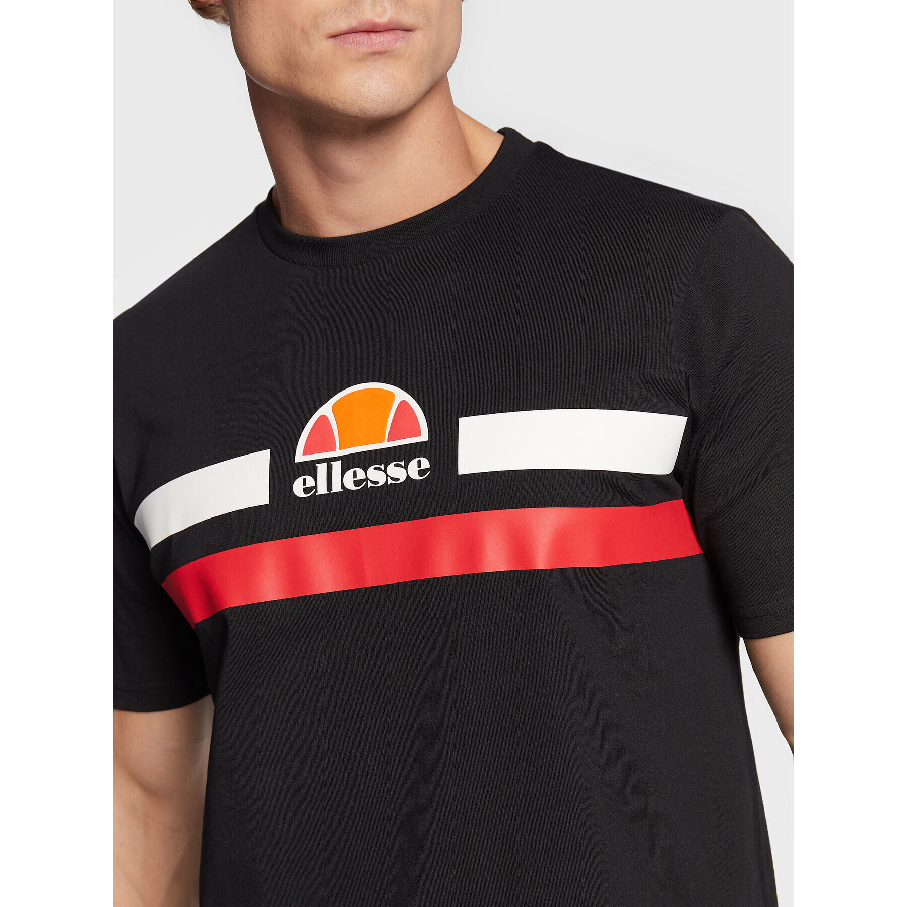 Ellesse Majica Aprel SHM06453 Črna Regular Fit - Pepit.si