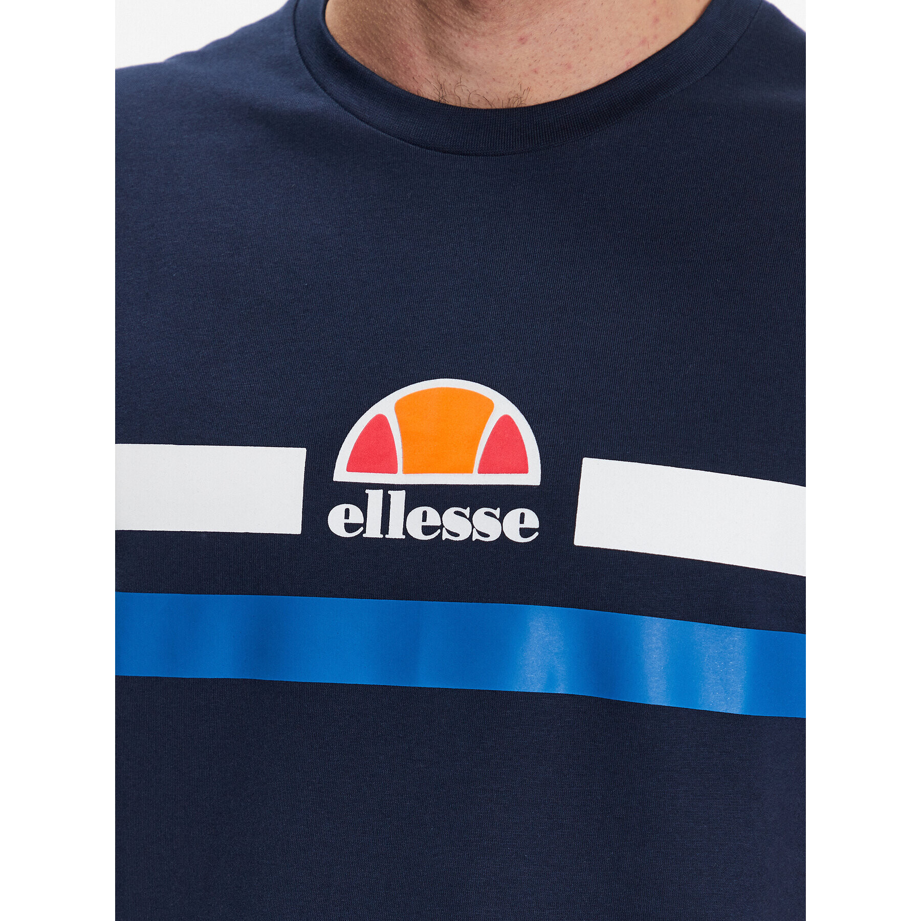 Ellesse Majica Aprel SHR06453 Mornarsko modra Regular Fit - Pepit.si