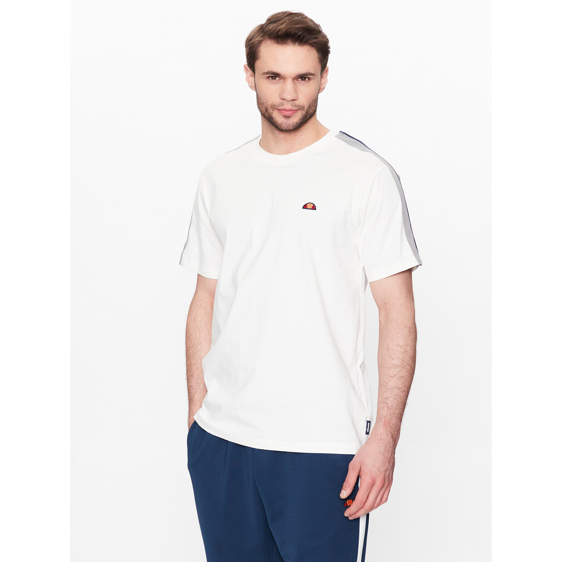 Ellesse Majica Capurso SHR17439 Bela Regular Fit - Pepit.si