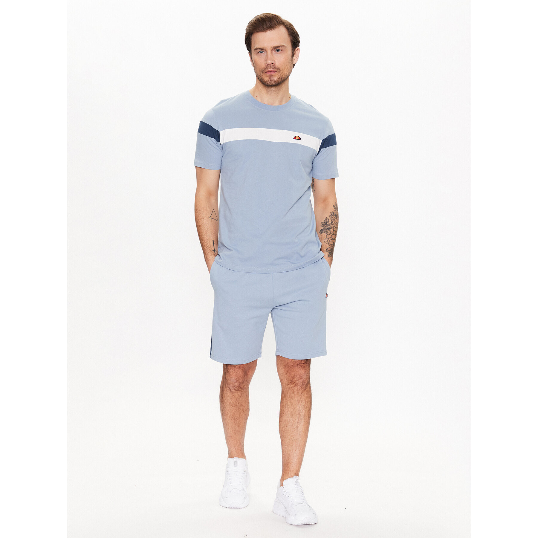 Ellesse Majica Caserio SHR17433 Modra Regular Fit - Pepit.si