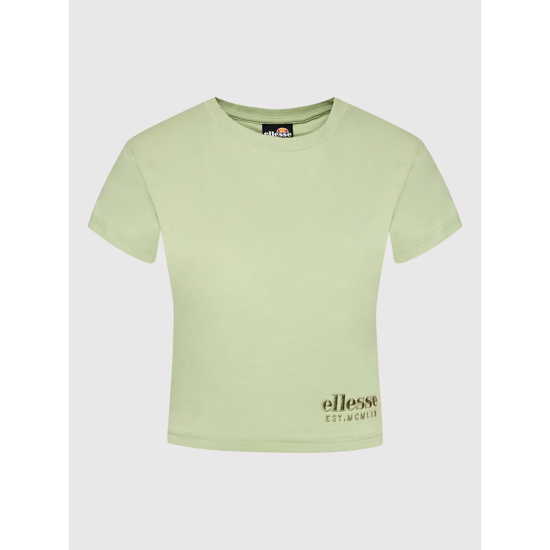 Ellesse Majica Dropper Crop SGM14157 Zelena Regular Fit - Pepit.si