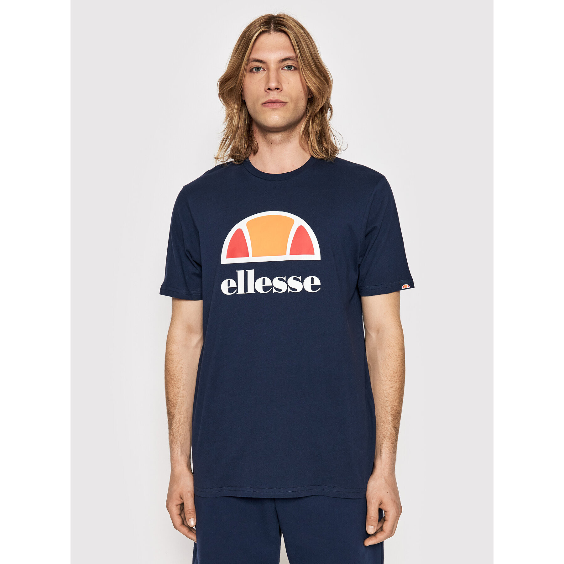 Ellesse Majica Dyne SXG12736 Mornarsko modra Regular Fit - Pepit.si