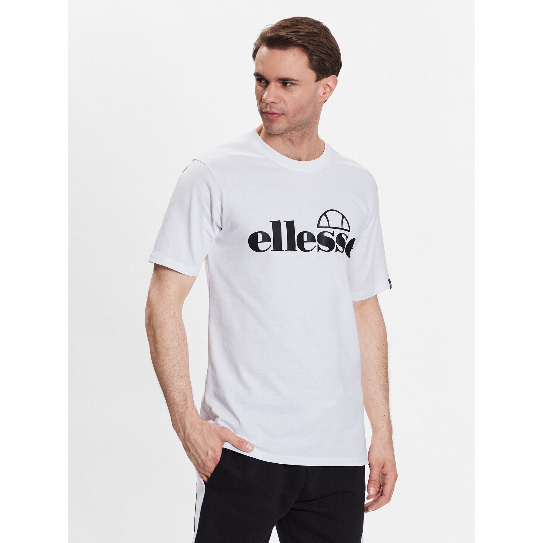 Ellesse Majica Fuenti SHP16469 Bela Regular Fit - Pepit.si