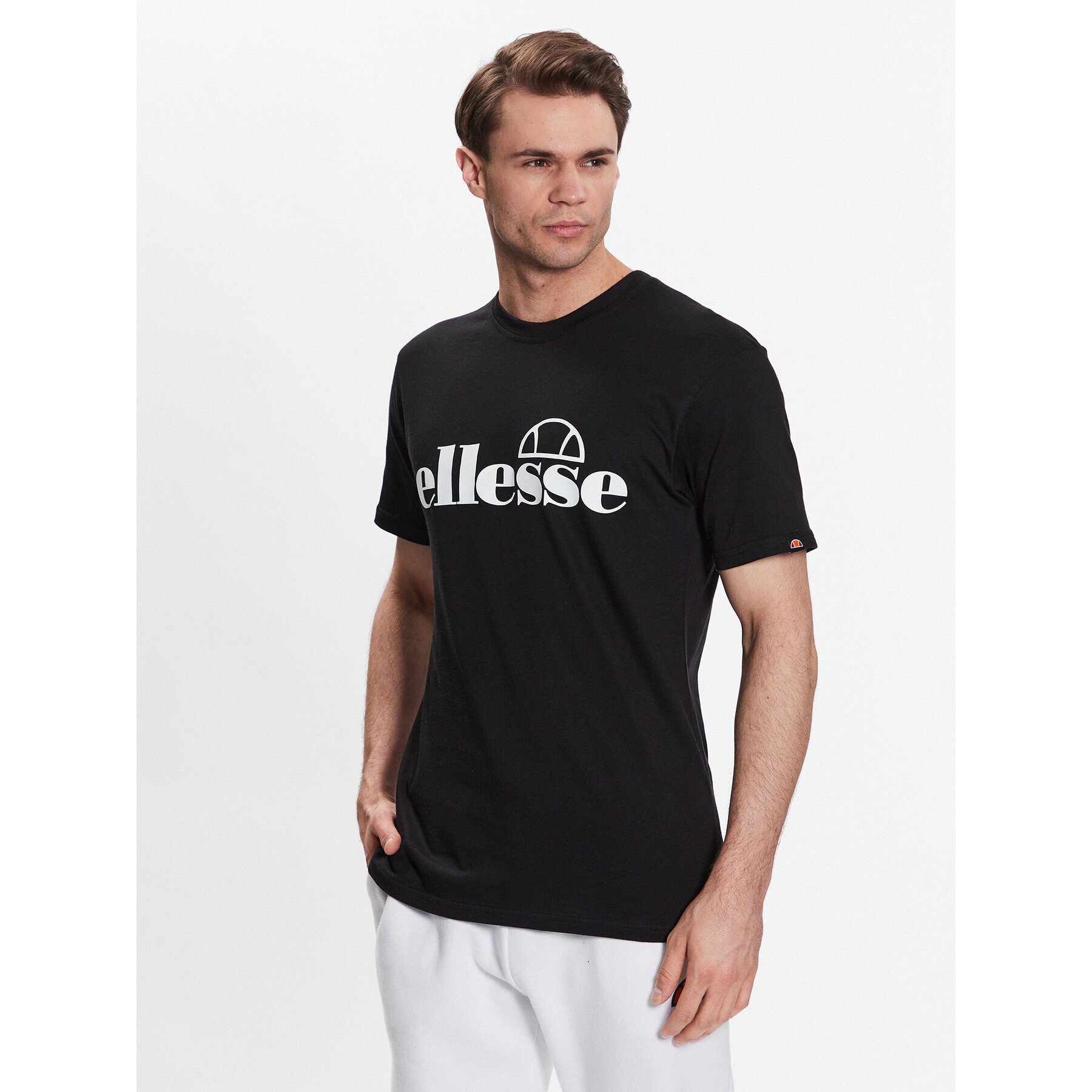 Ellesse Majica Fuenti SHP16469 Črna Regular Fit - Pepit.si