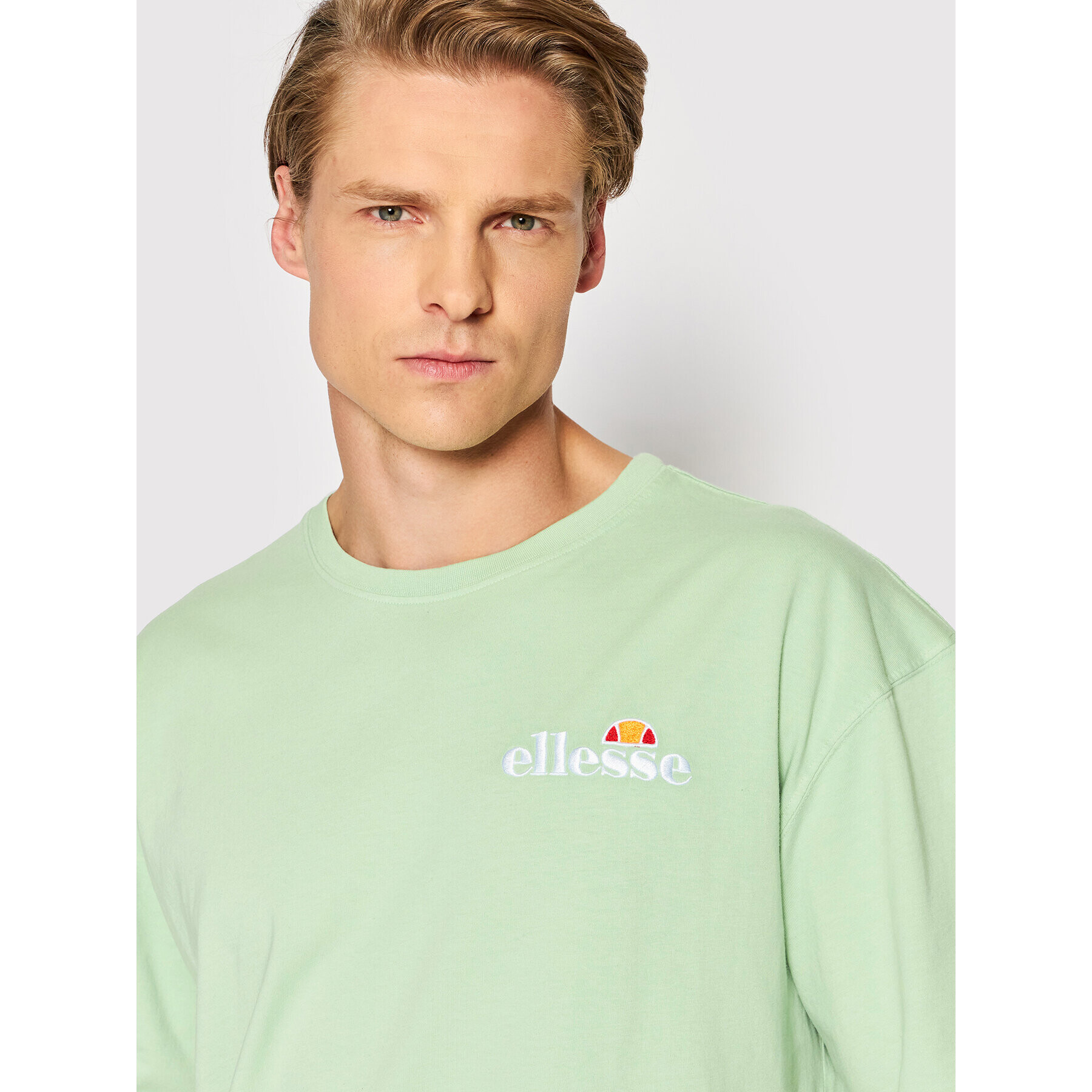 Ellesse Majica Fuller SHM13796 Zelena Relaxed Fit - Pepit.si