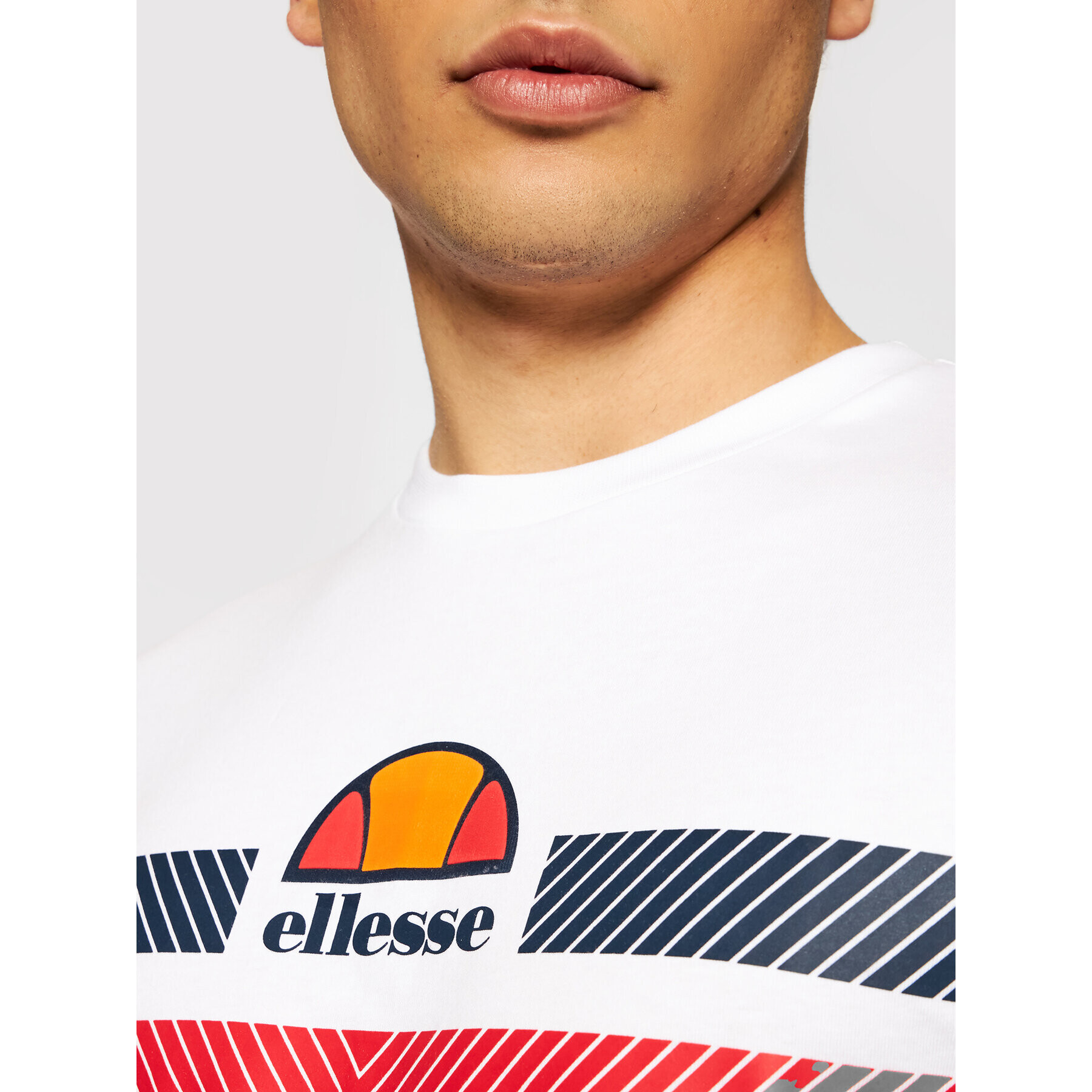 Ellesse Majica Glisenta SHI09758 Bela Regular Fit - Pepit.si