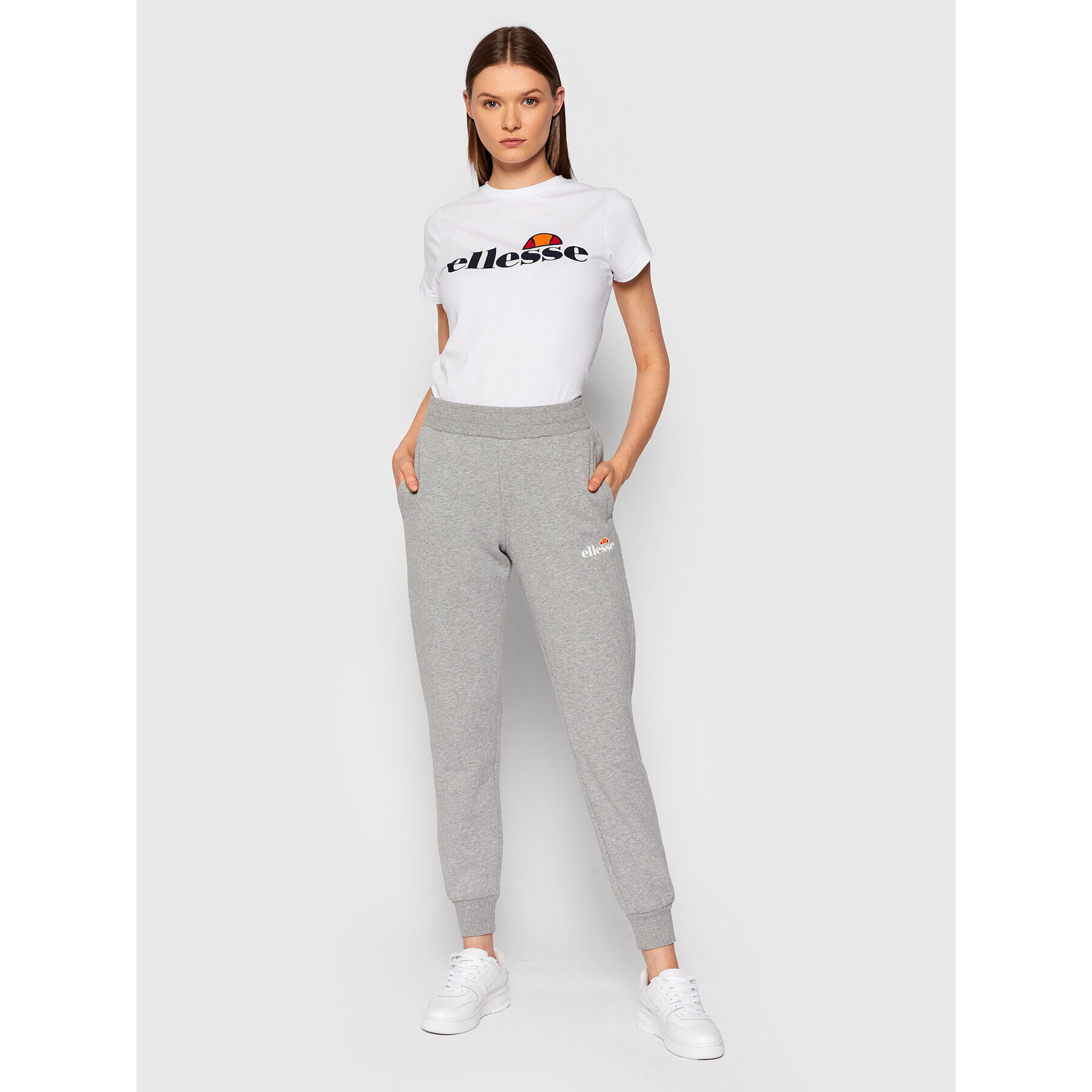 Ellesse Majica Hayes SGK11399 Bela Regular Fit - Pepit.si