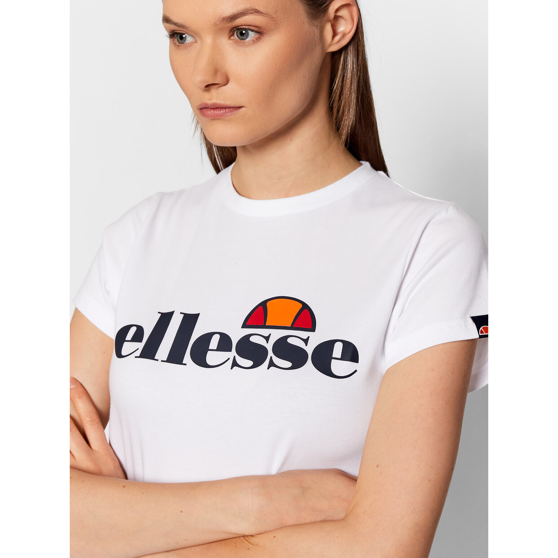 Ellesse Majica Hayes SGK11399 Bela Regular Fit - Pepit.si