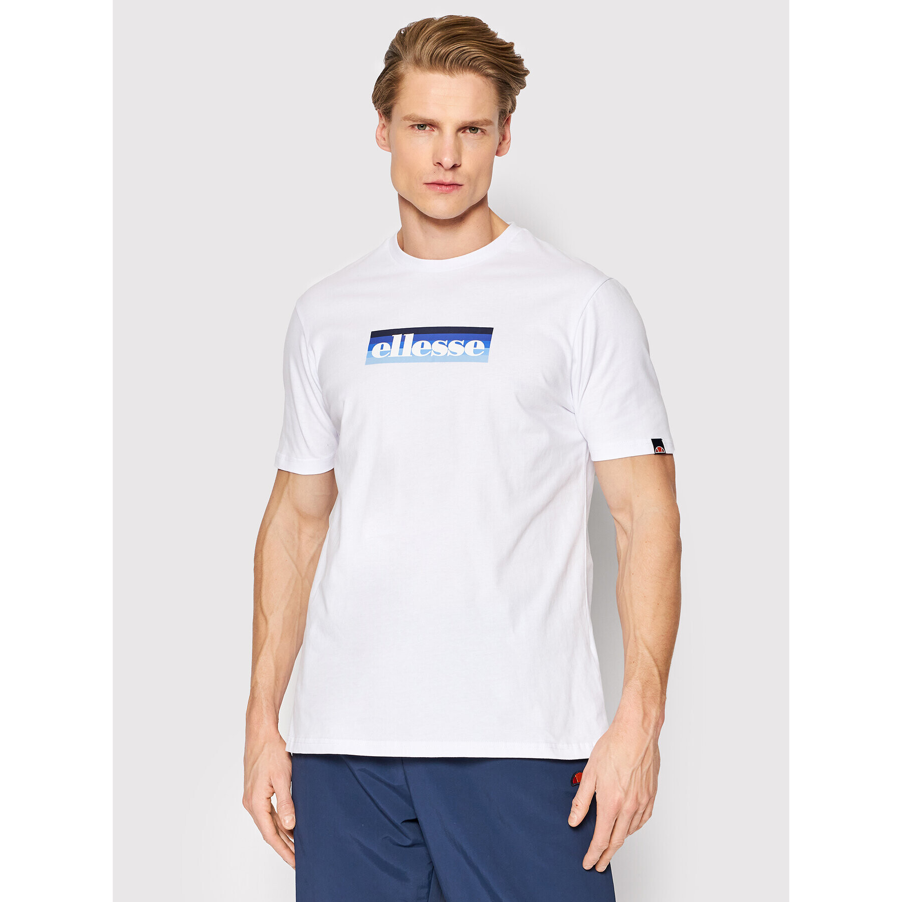 Ellesse Majica Kiko SHM14896 Bela Regular Fit - Pepit.si