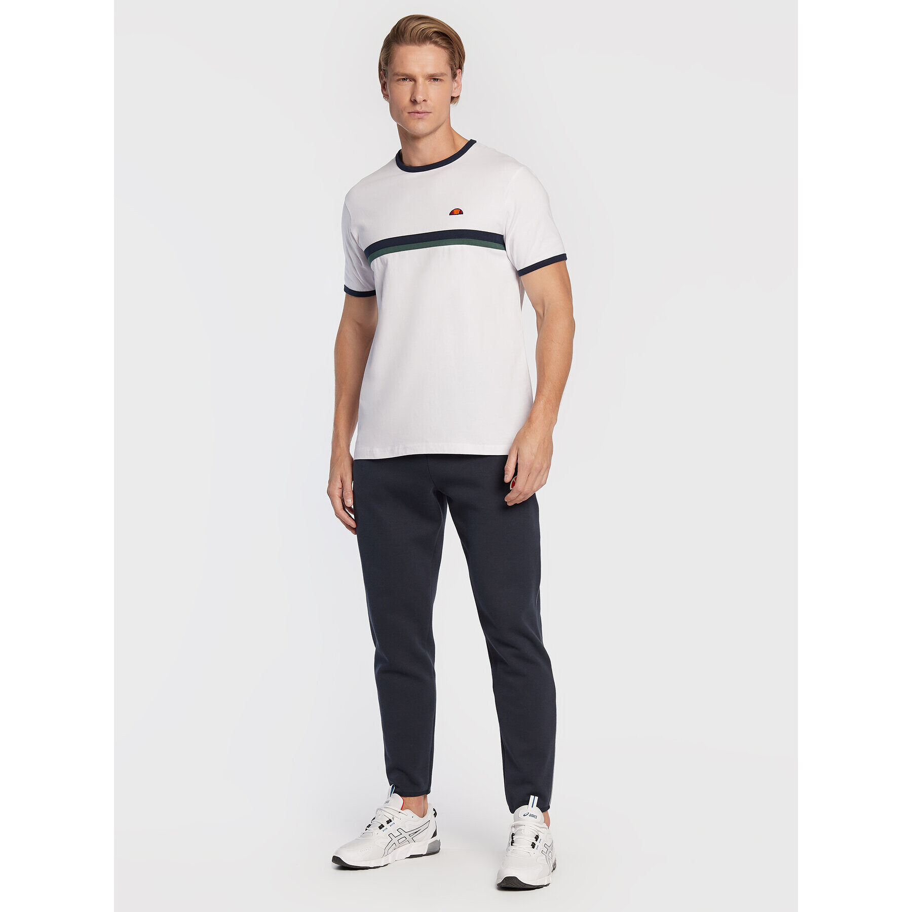 Ellesse Majica Lascio SHP15996 Bela Regular Fit - Pepit.si