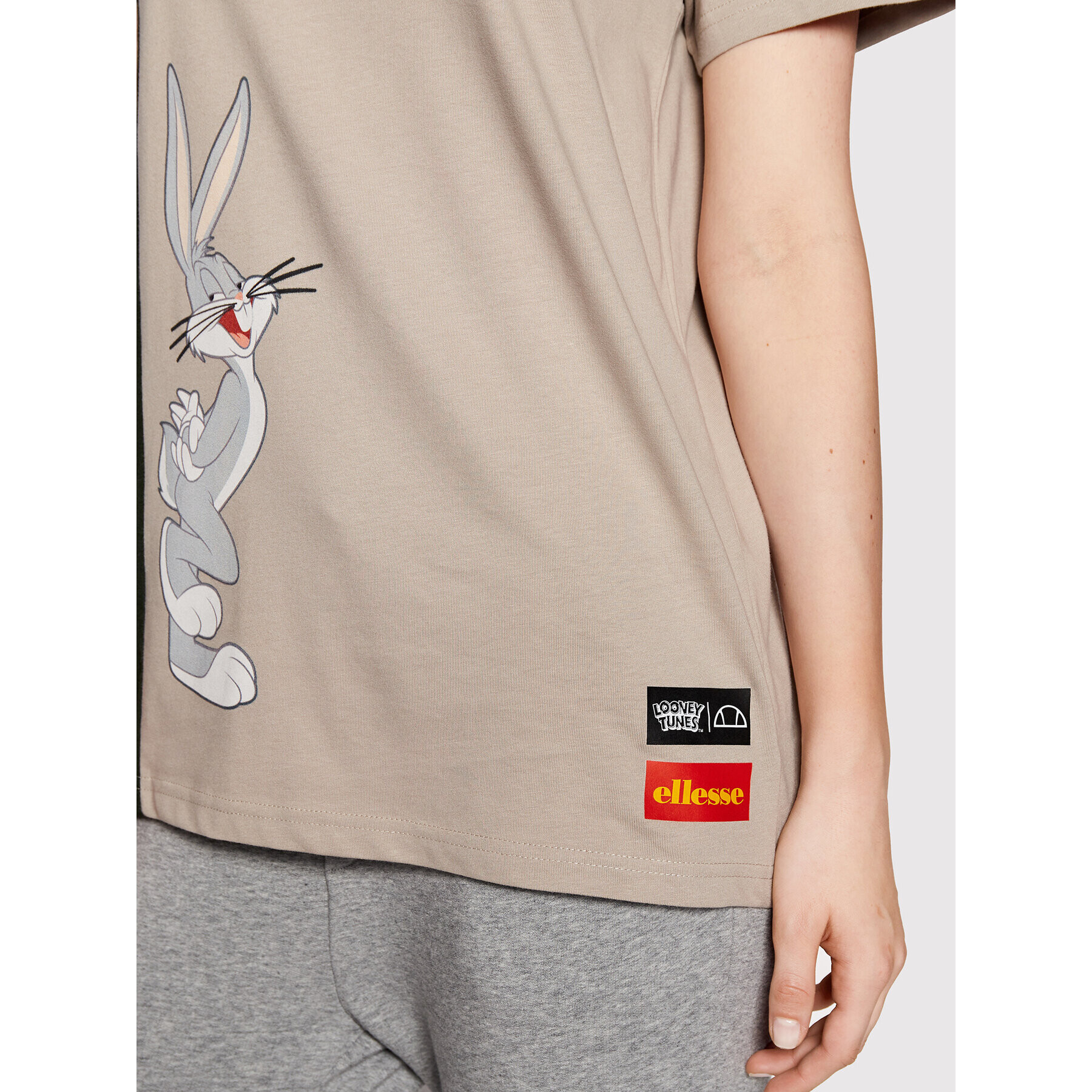 Ellesse Majica LOONEY TUNES Tweetood SML15209 Siva Oversize - Pepit.si