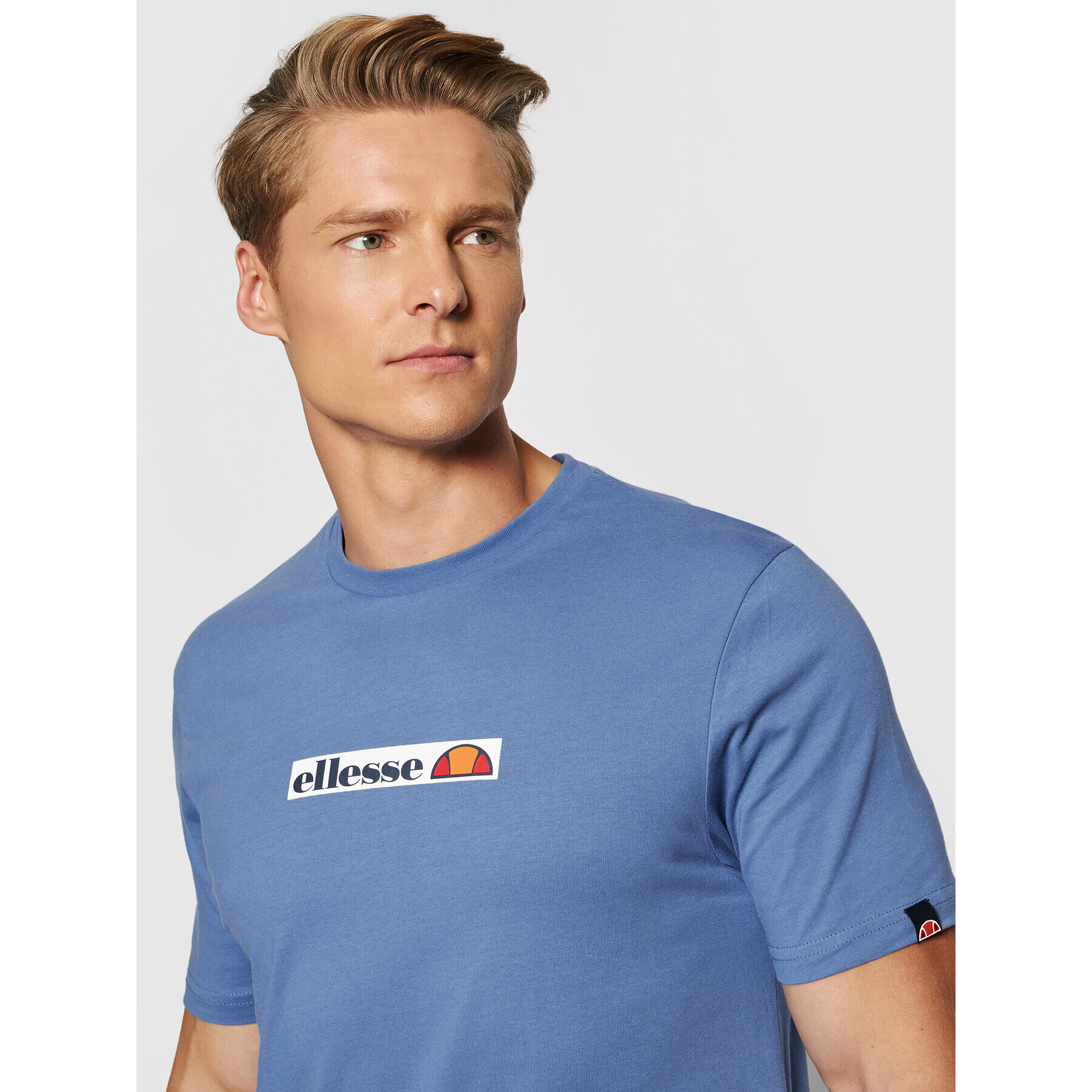 Ellesse Majica Maleli Tee SHK12189 Modra Regular Fit - Pepit.si