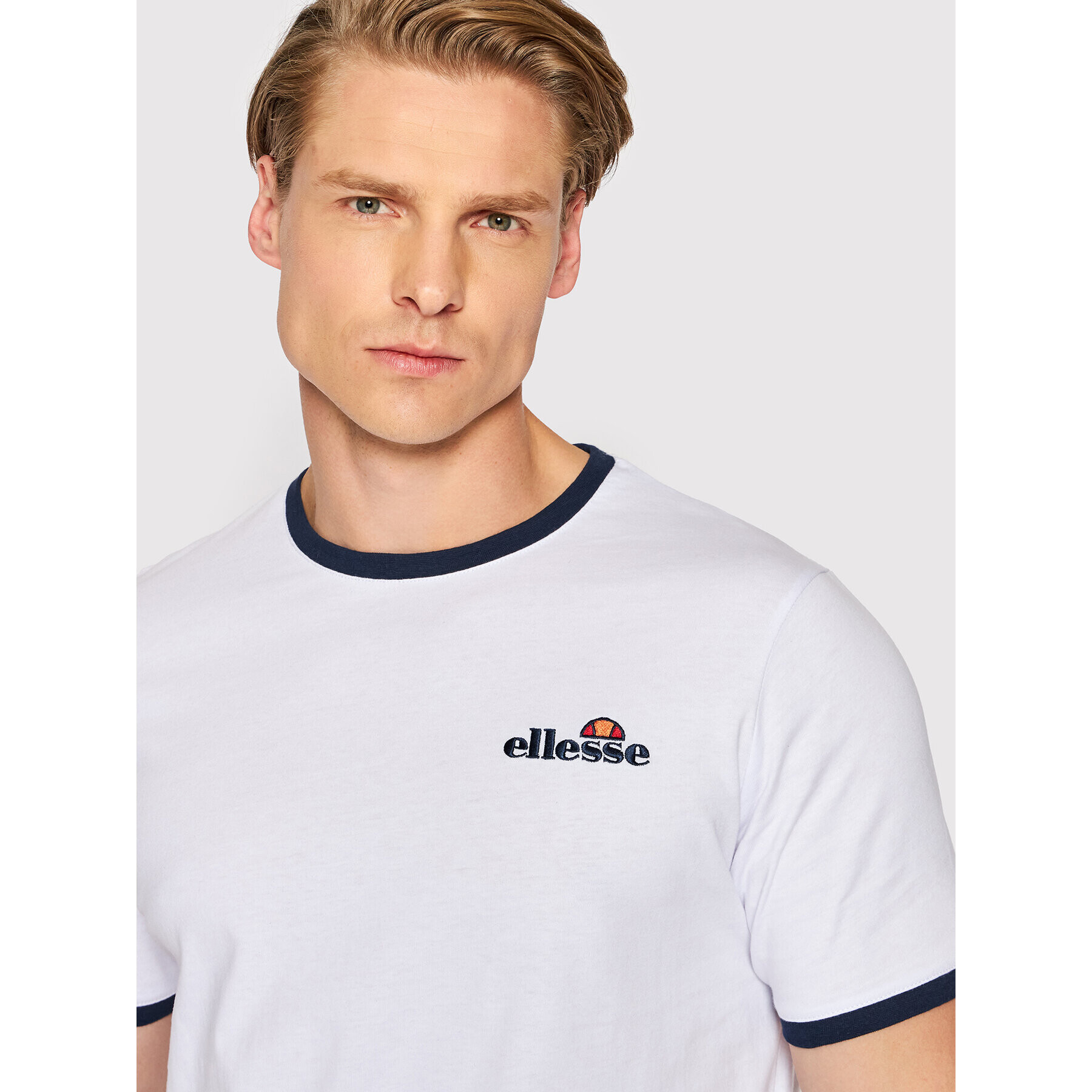 Ellesse Majica Meduno SHL10164 Bela Regular Fit - Pepit.si