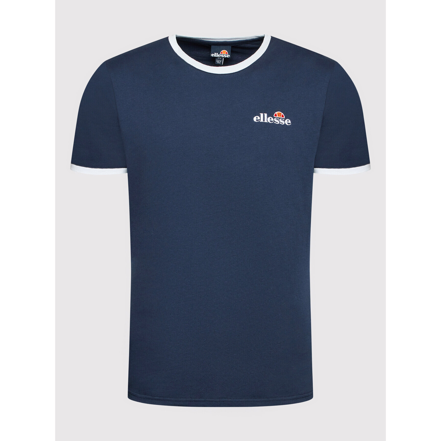 Ellesse Majica Meduno SHL10164 Mornarsko modra Regular Fit - Pepit.si