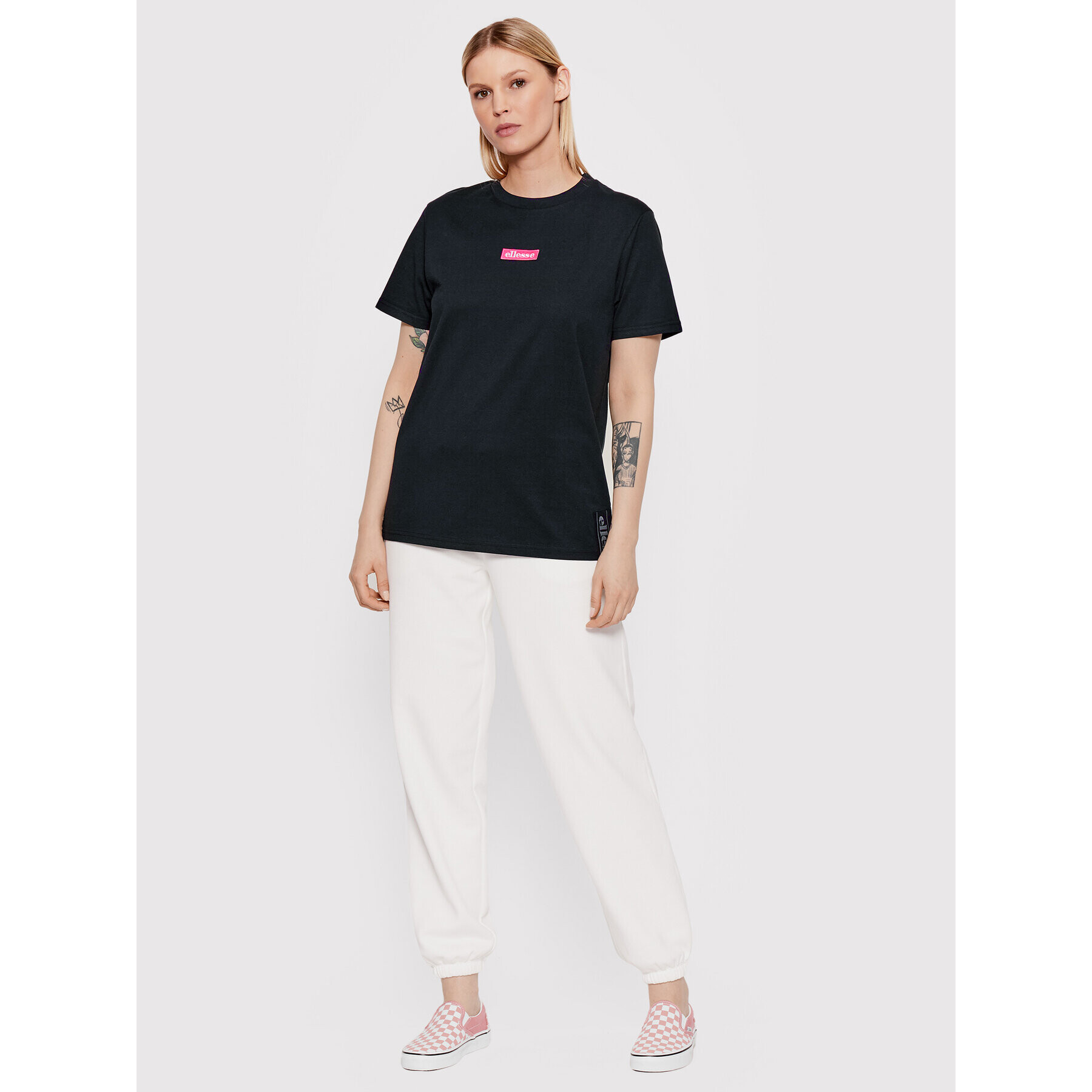 Ellesse Majica Noco SGM14148 Črna Regular Fit - Pepit.si