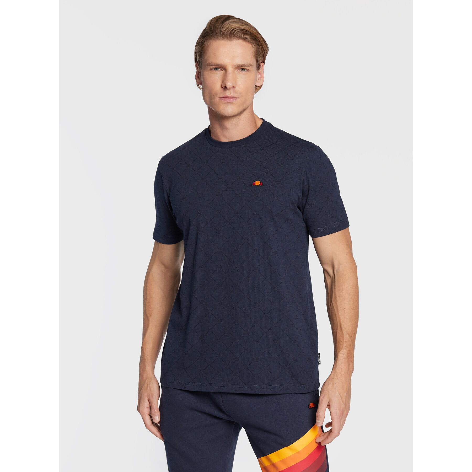 Ellesse Majica Pensavo SHP15995 Mornarsko modra Regular Fit - Pepit.si