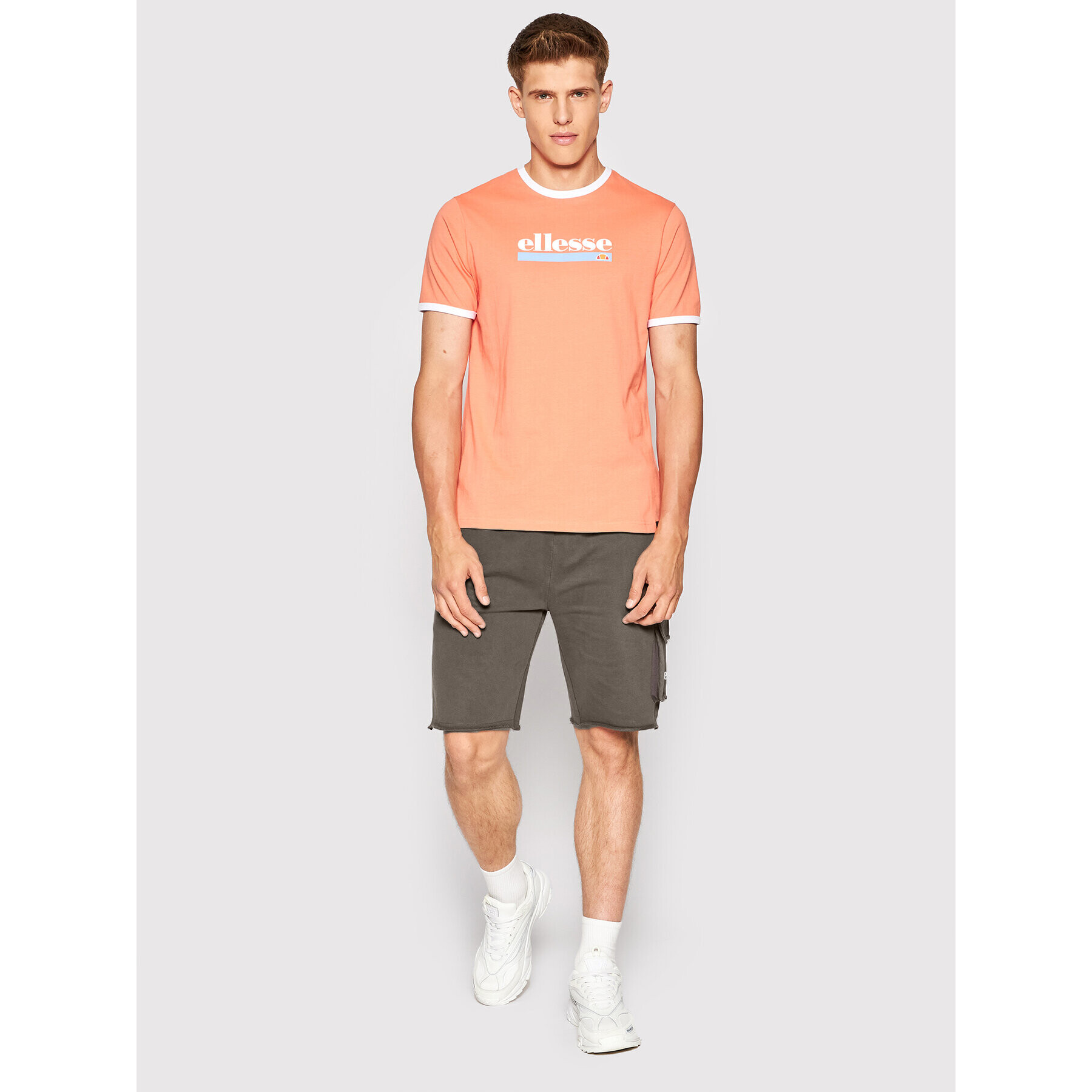 Ellesse Majica Privalova SHN15256 Oranžna Regular Fit - Pepit.si