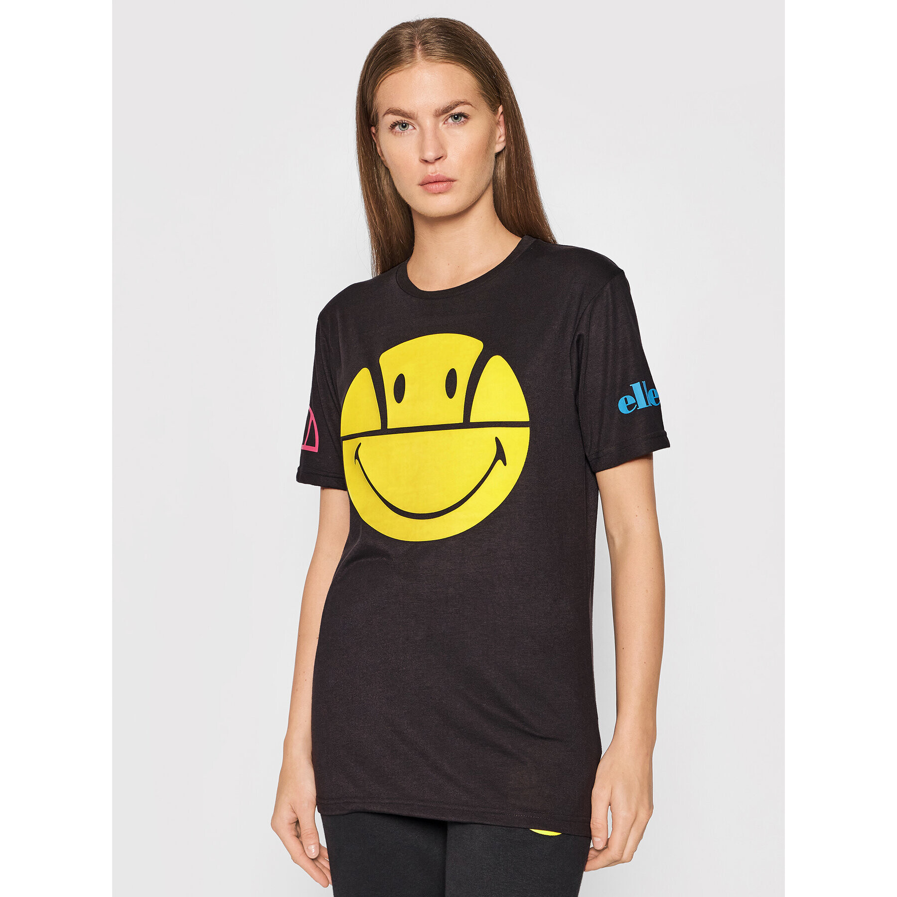 Ellesse Majica Unisex SMILEY Preasuro Tee SML13079 Siva Regular Fit - Pepit.si