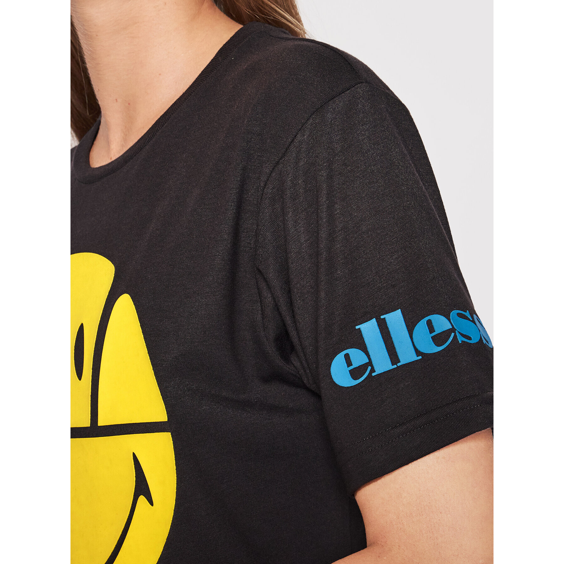 Ellesse Majica Unisex SMILEY Preasuro Tee SML13079 Siva Regular Fit - Pepit.si