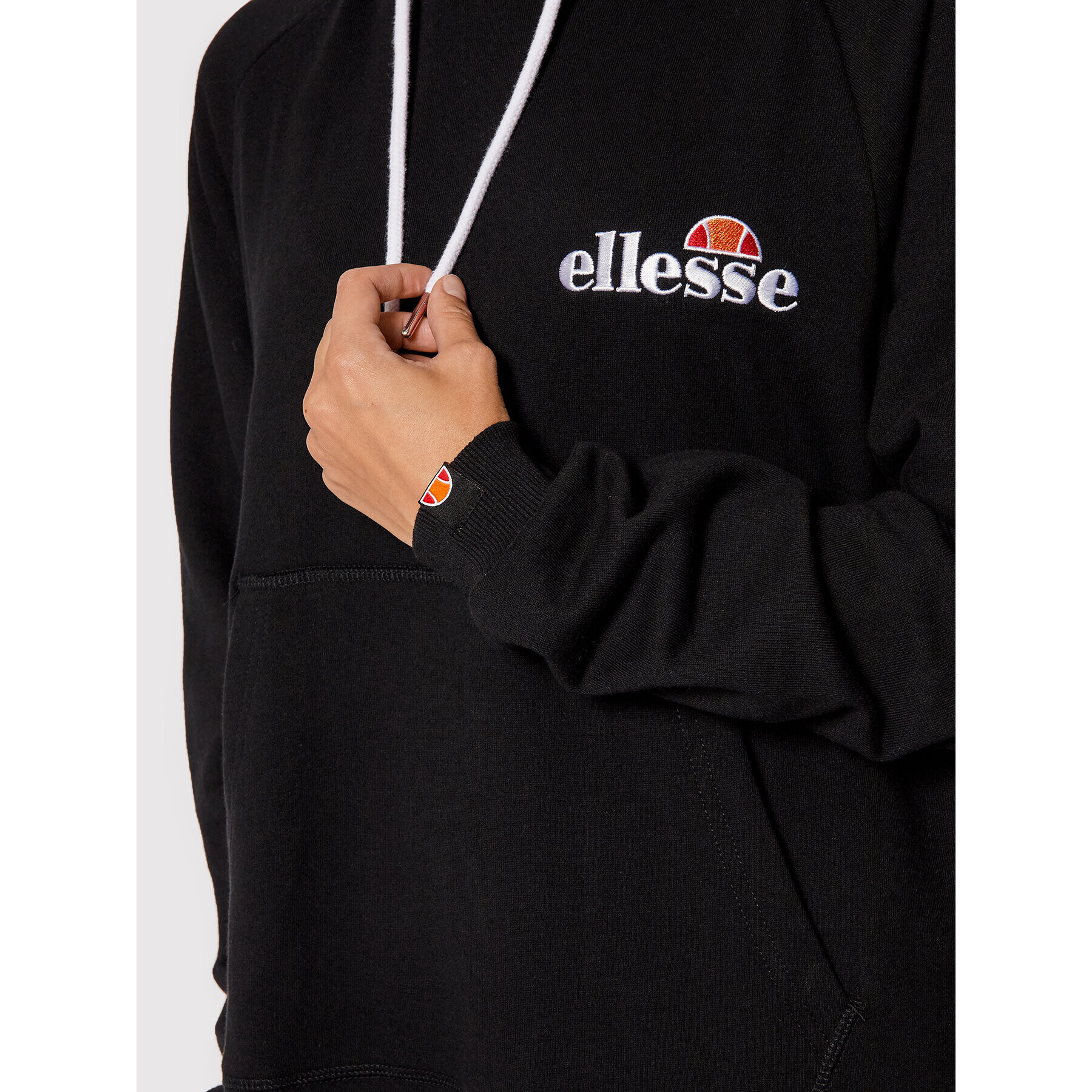 Ellesse Pletena obleka Honey SGK13289 Črna Relaxed Fit - Pepit.si