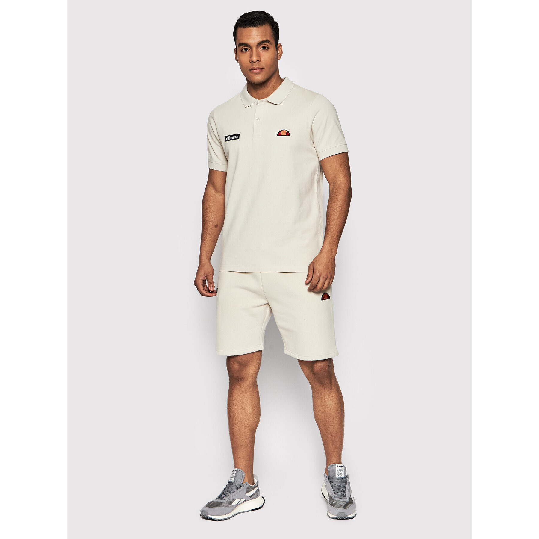 Ellesse Polo majica Montura SHM04475 Bež Regular Fit - Pepit.si