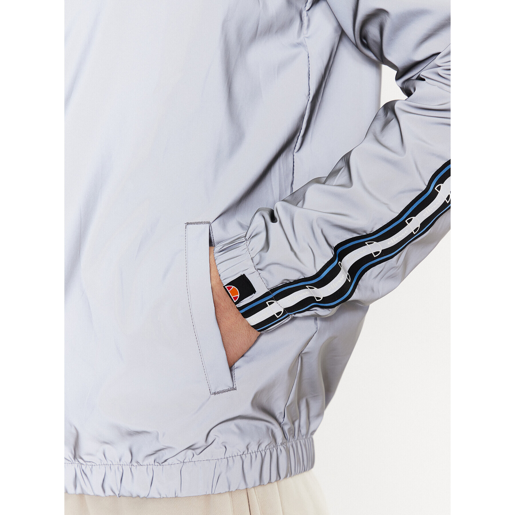 Ellesse Prehodna jakna Landorus SHR17996 Srebrna Regular Fit - Pepit.si