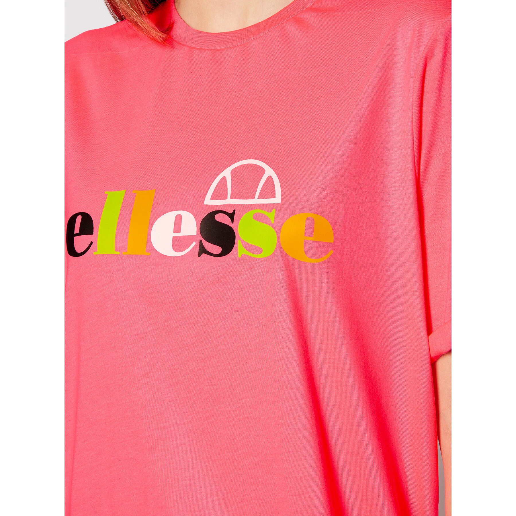 Ellesse Vsakodnevna obleka Inka SGF10515 Roza Loose Fit - Pepit.si