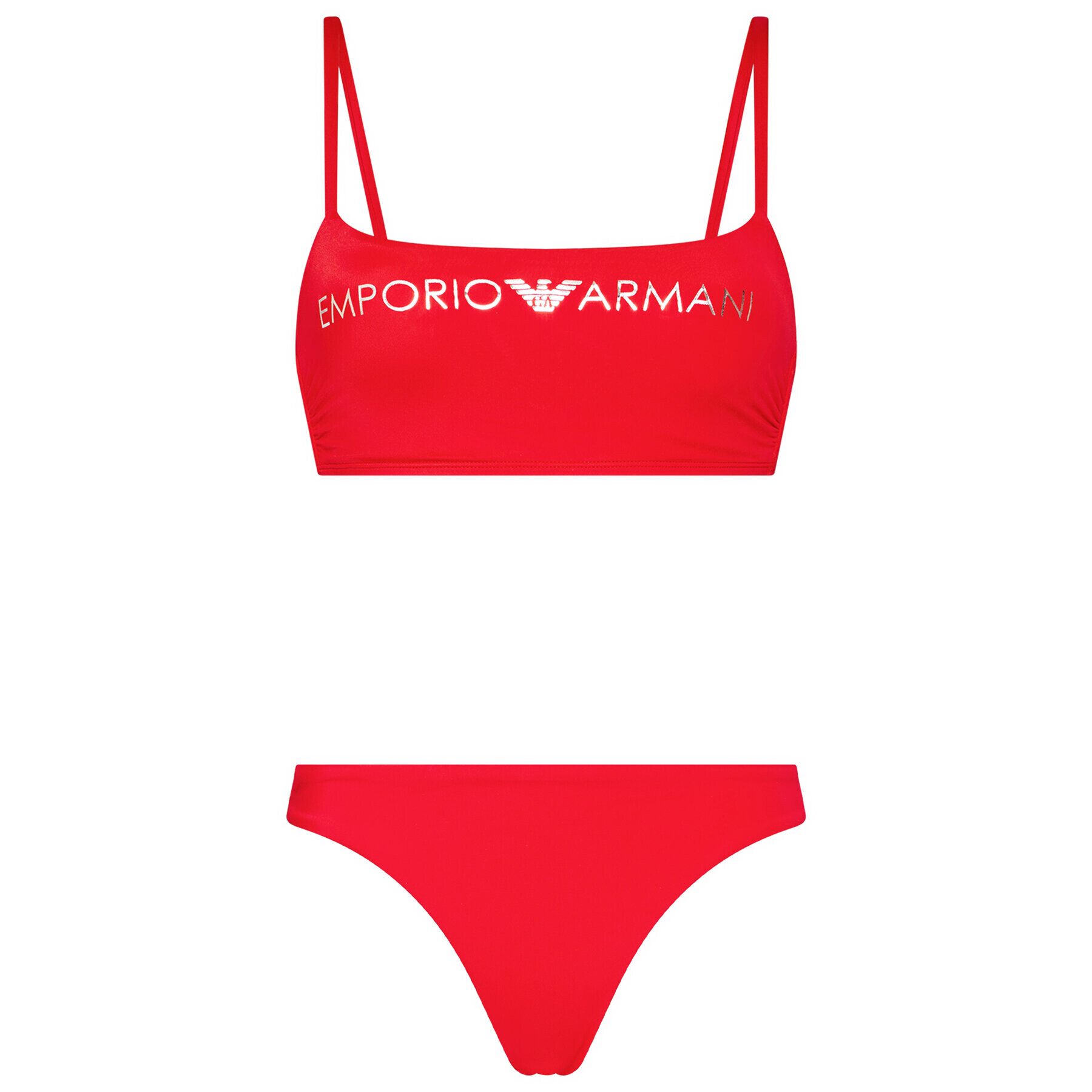 Emporio Armani Bikini 262670 1P313 00074 Rdeča - Pepit.si