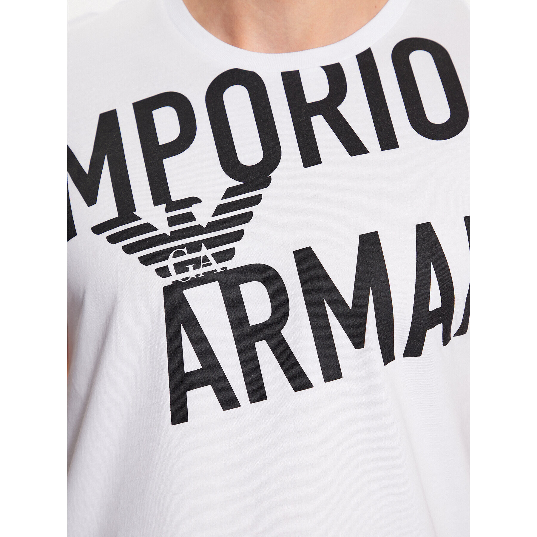 Emporio Armani Majica 211818 3R476 93410 Bela Regular Fit - Pepit.si