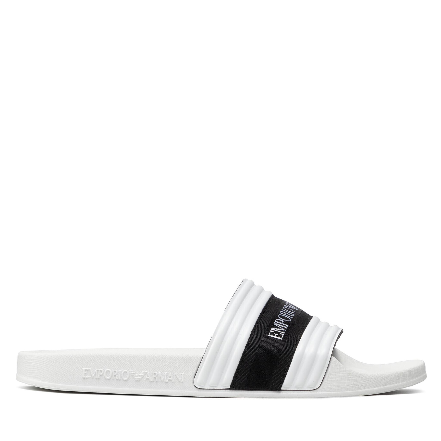 Emporio Armani Natikači XVPS03 XN127 00001 Bela - Pepit.si