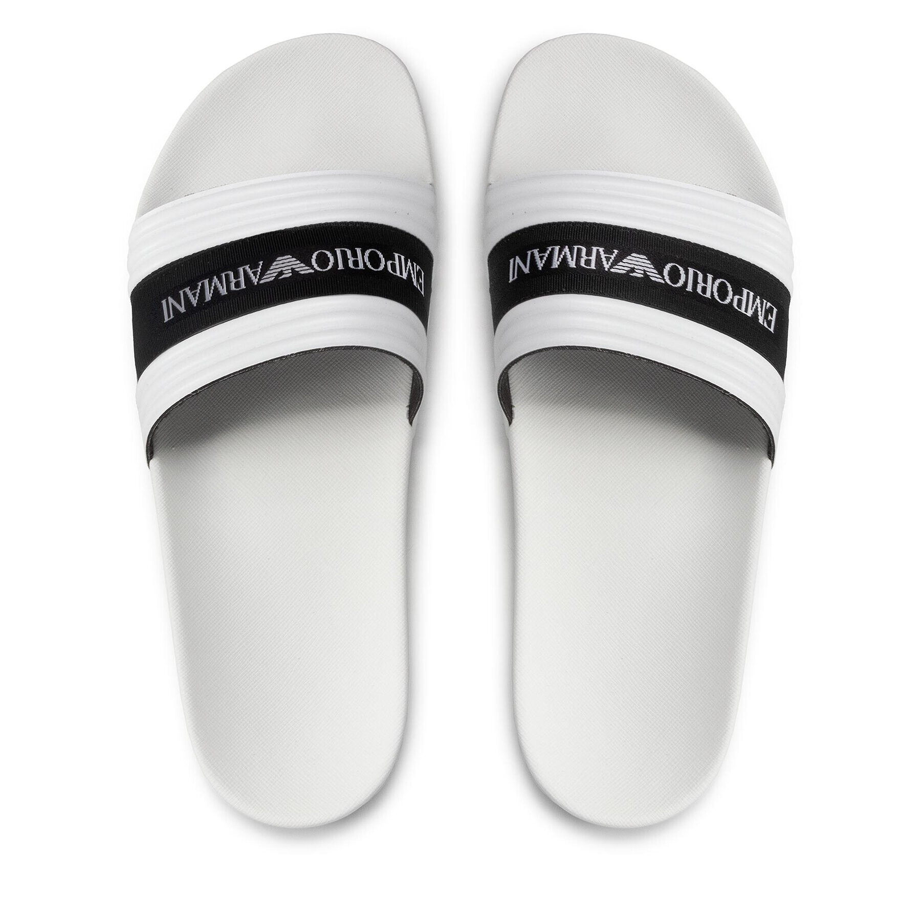 Emporio Armani Natikači XVPS03 XN127 00001 Bela - Pepit.si